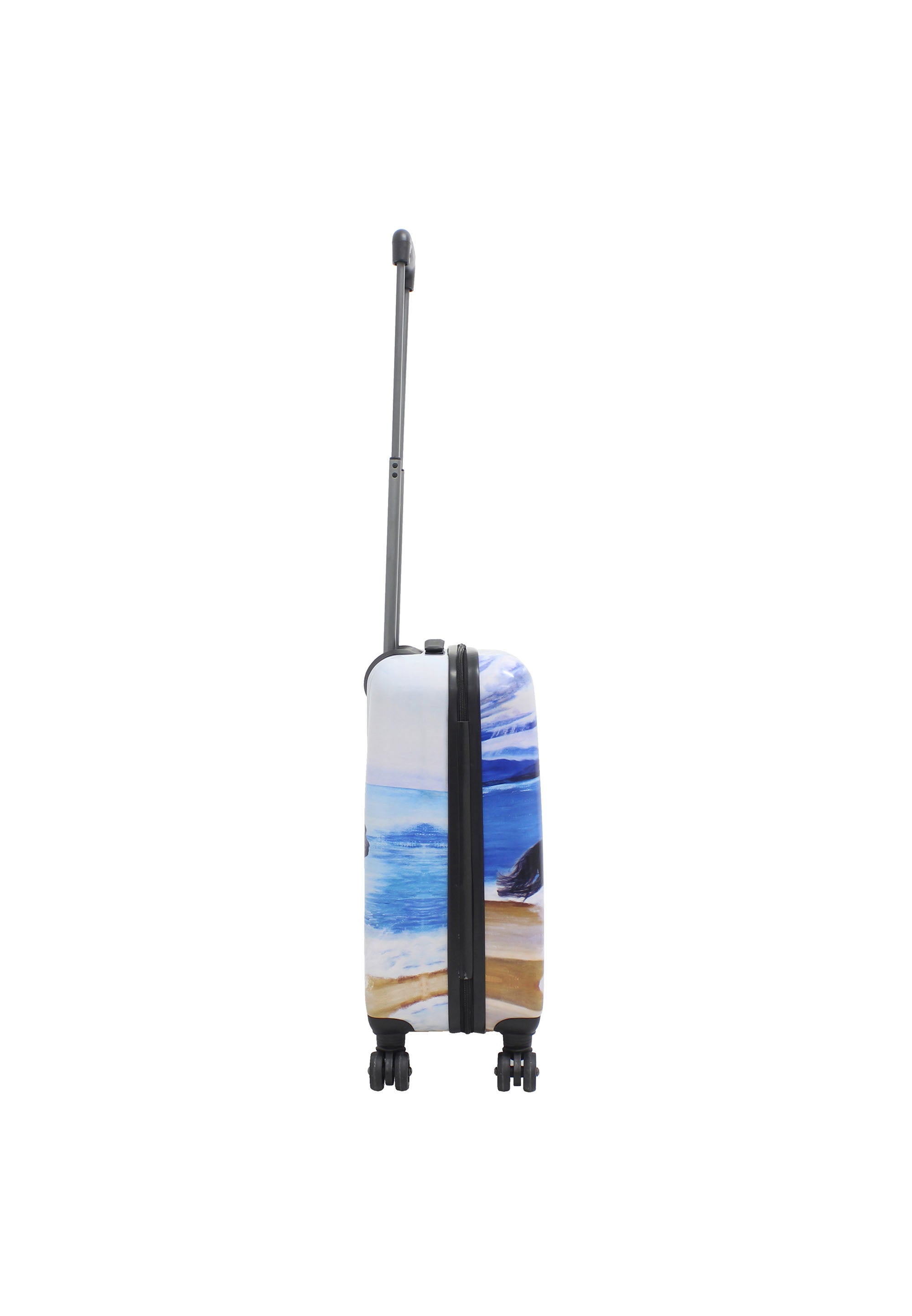 Saxoline Black Horse Handluggage HardSuitcase / Trolley / Travel Suitcase - 54 cm - (Small)