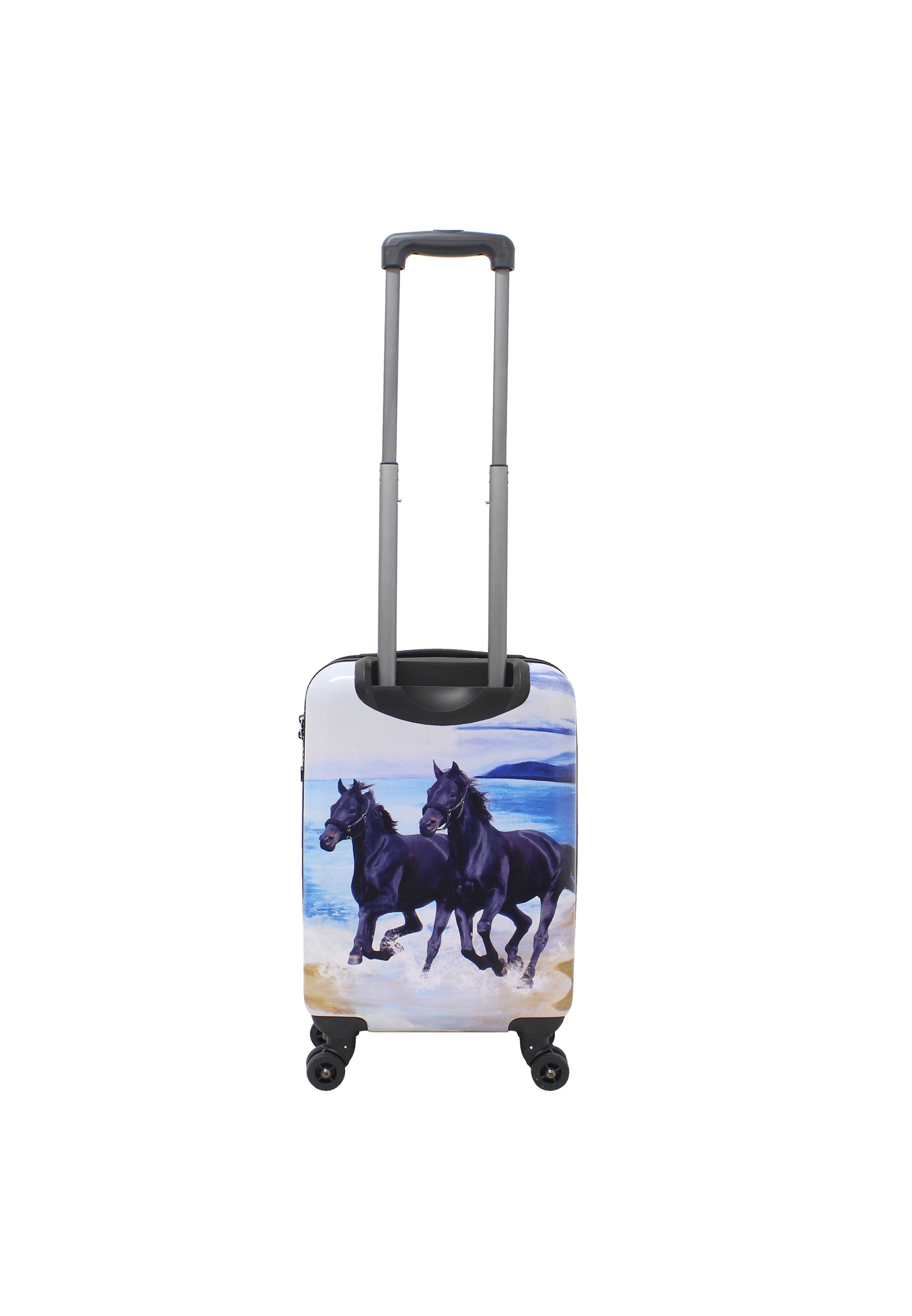 Saxoline Black Horse Handluggage HardSuitcase / Trolley / Travel Suitcase - 54 cm - (Small)
