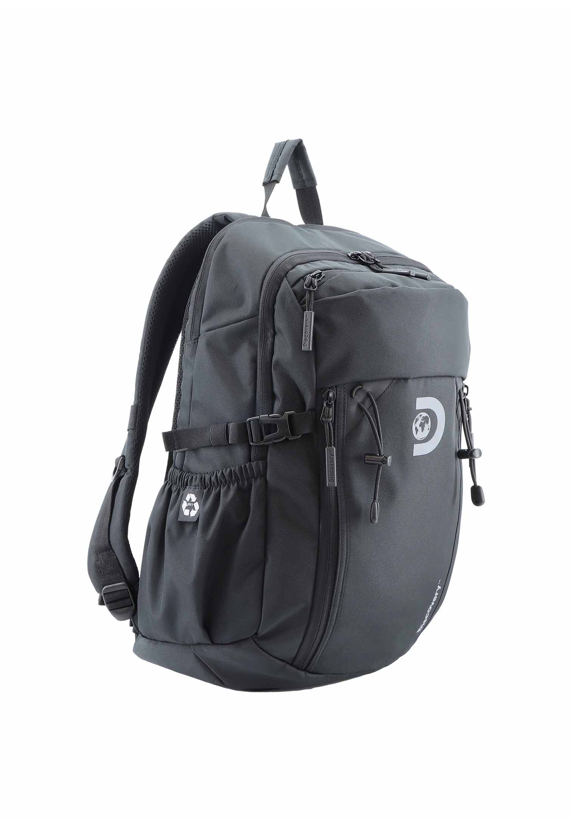 Discovery Metropolis Laptop Backpack / School Backpack -D00213 Black