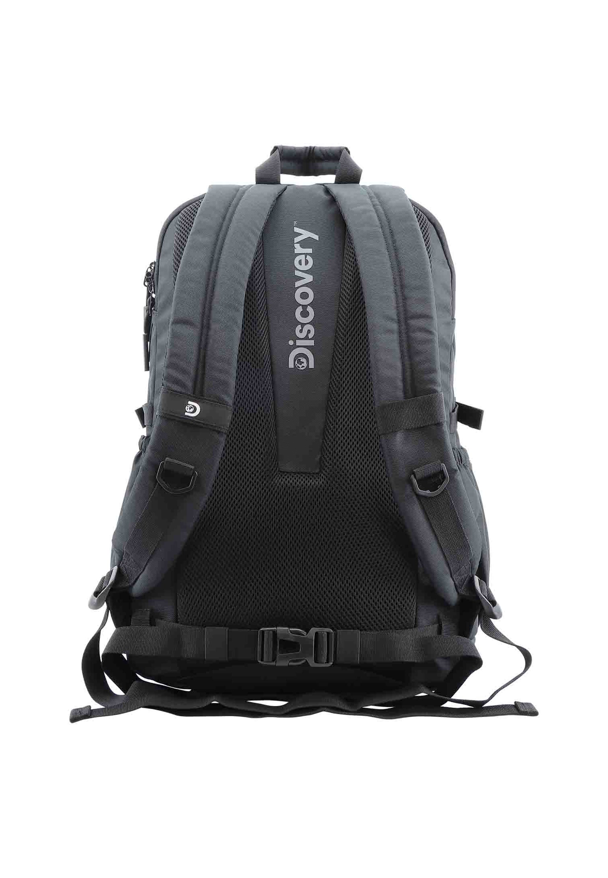 Discovery Metropolis Laptop Backpack / School Backpack -D00213 Black