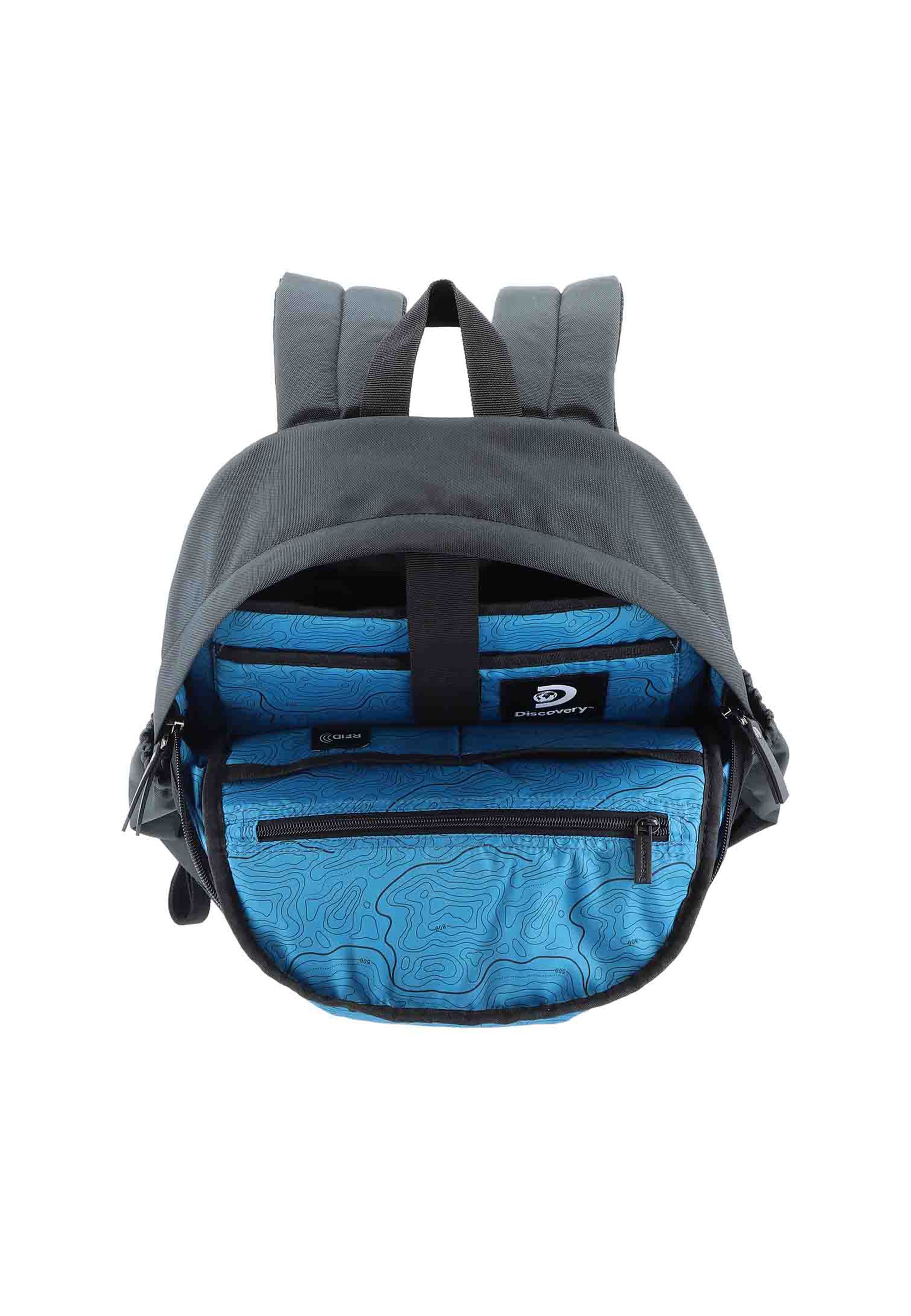 Discovery Metropolis Laptop Backpack / School Backpack -D00213 Black
