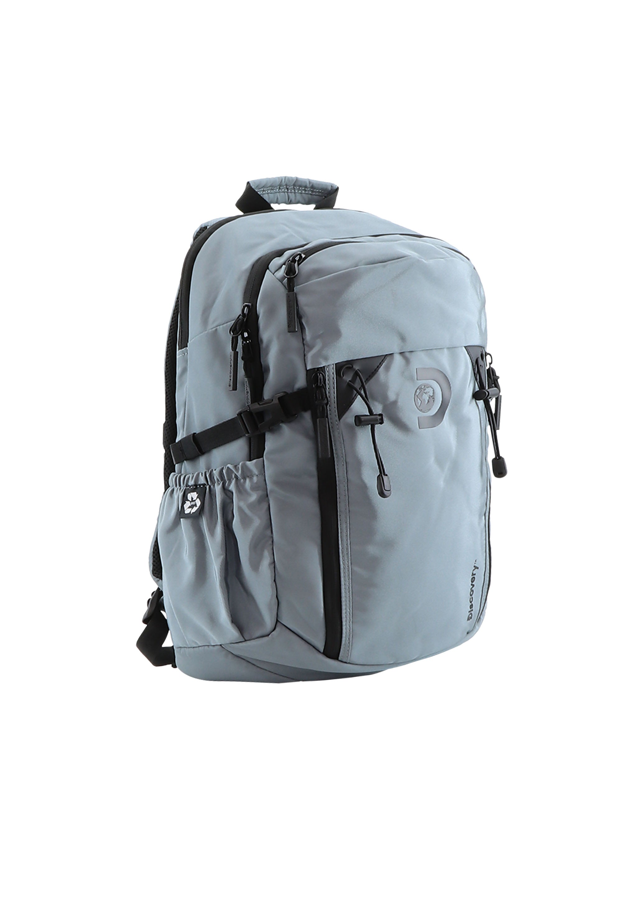 Discovery Metropolis Laptop Backpack / School Backpack -D00213 Grey