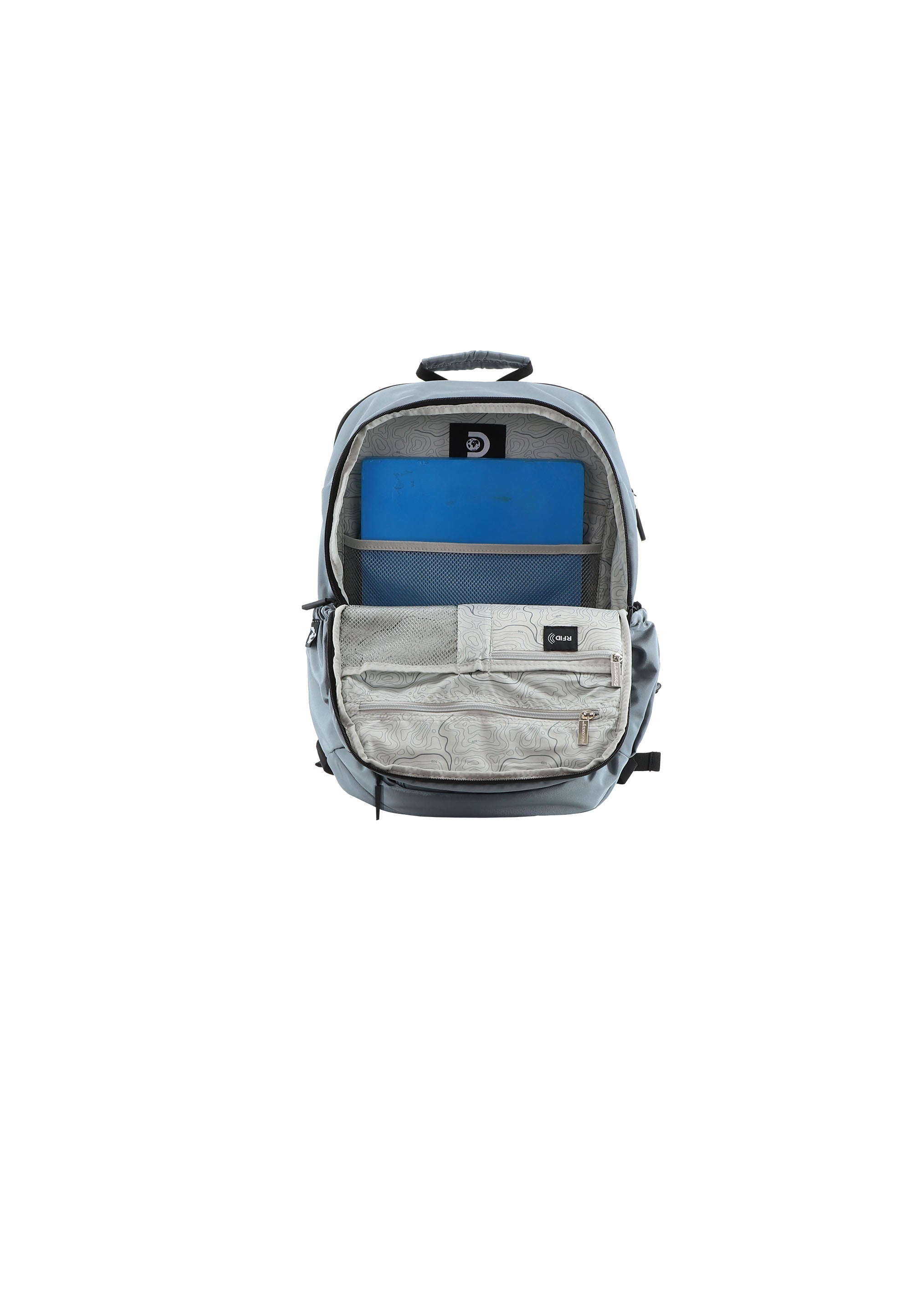 Discovery Metropolis Laptop Backpack / School Backpack -D00213 Blue