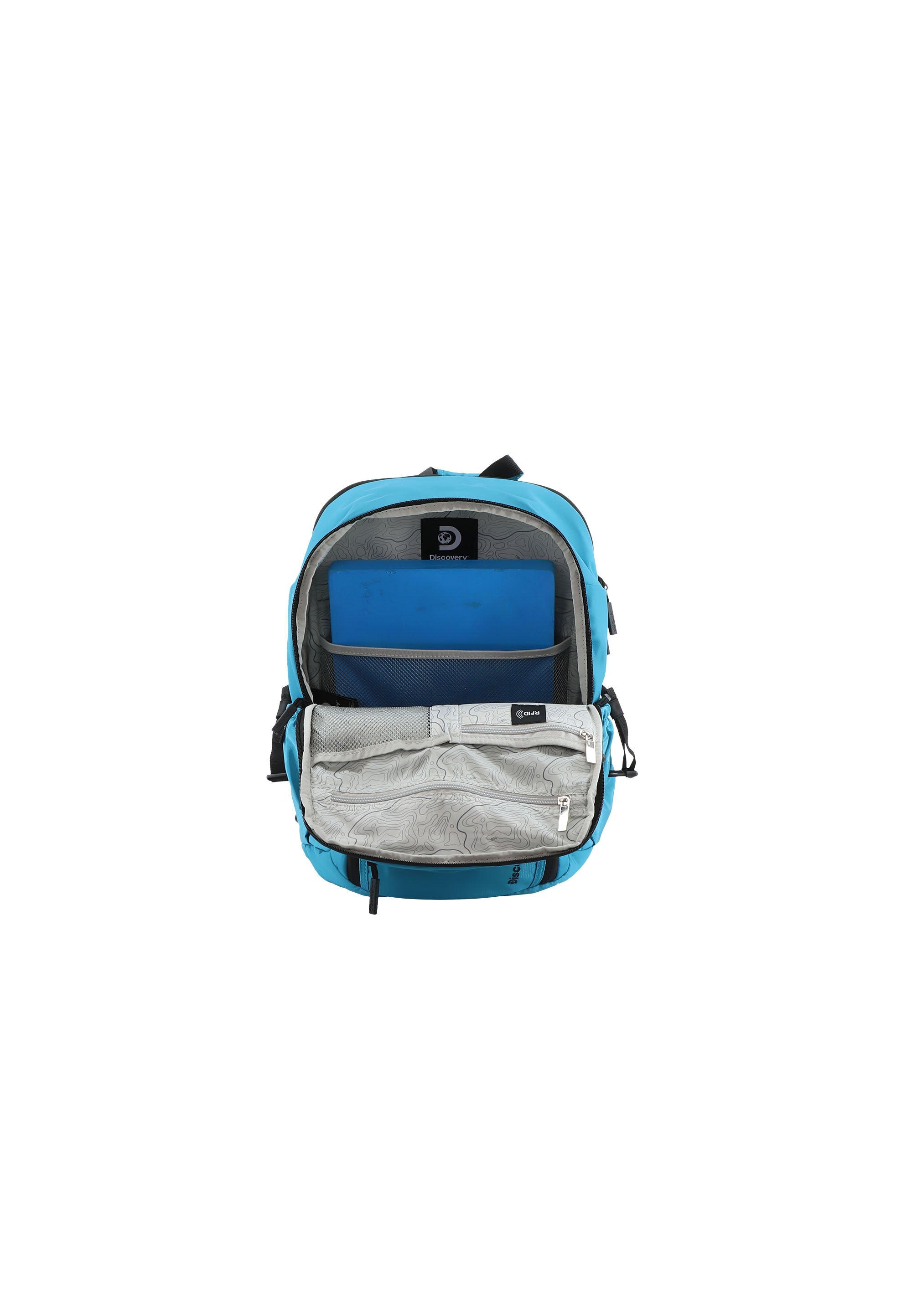 Discovery Metropolis Laptop Backpack / School Backpack -D00213 Blue