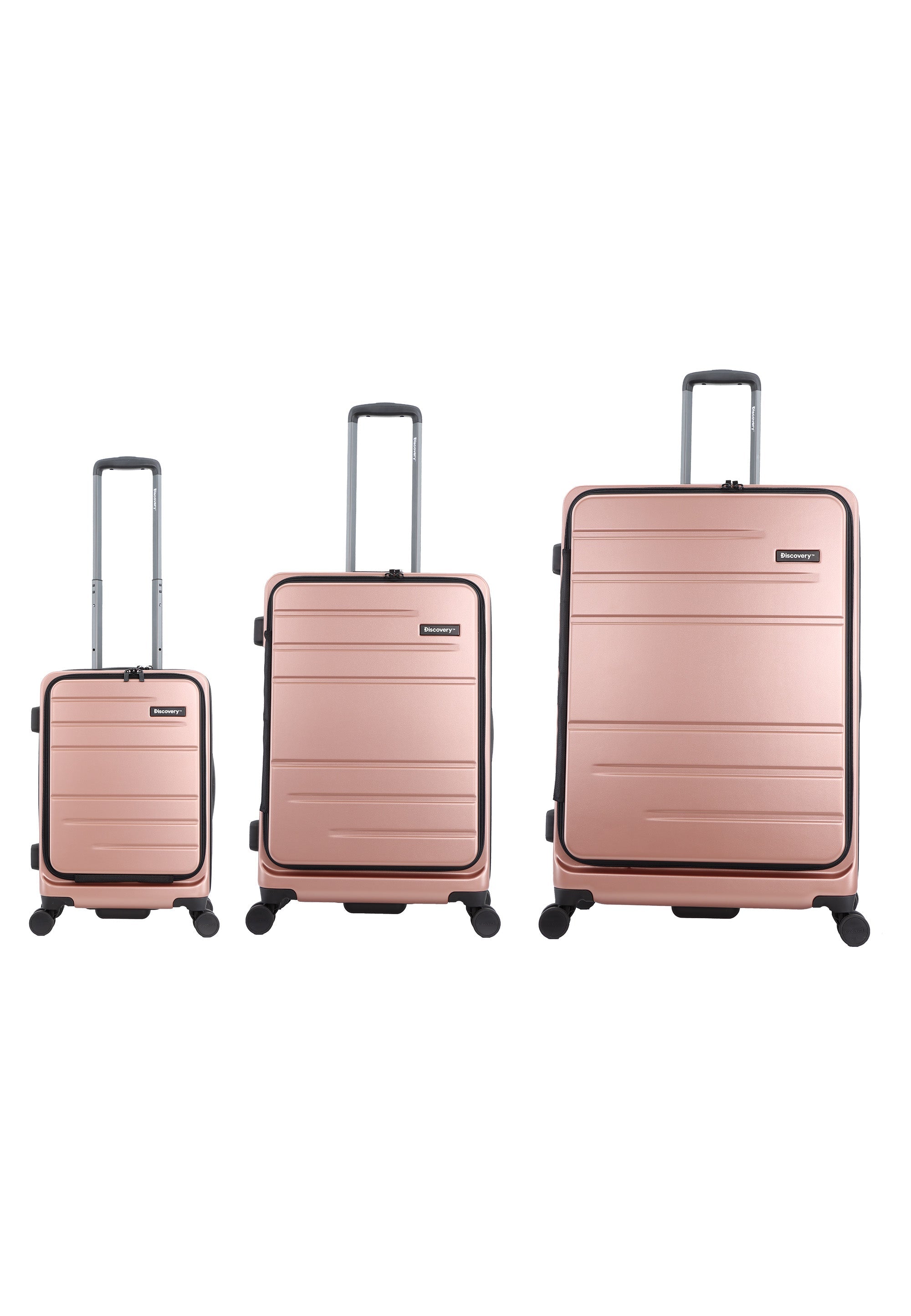 Discovery Patrol Hard Suitcase set / Luggage set / Trolley set Pink