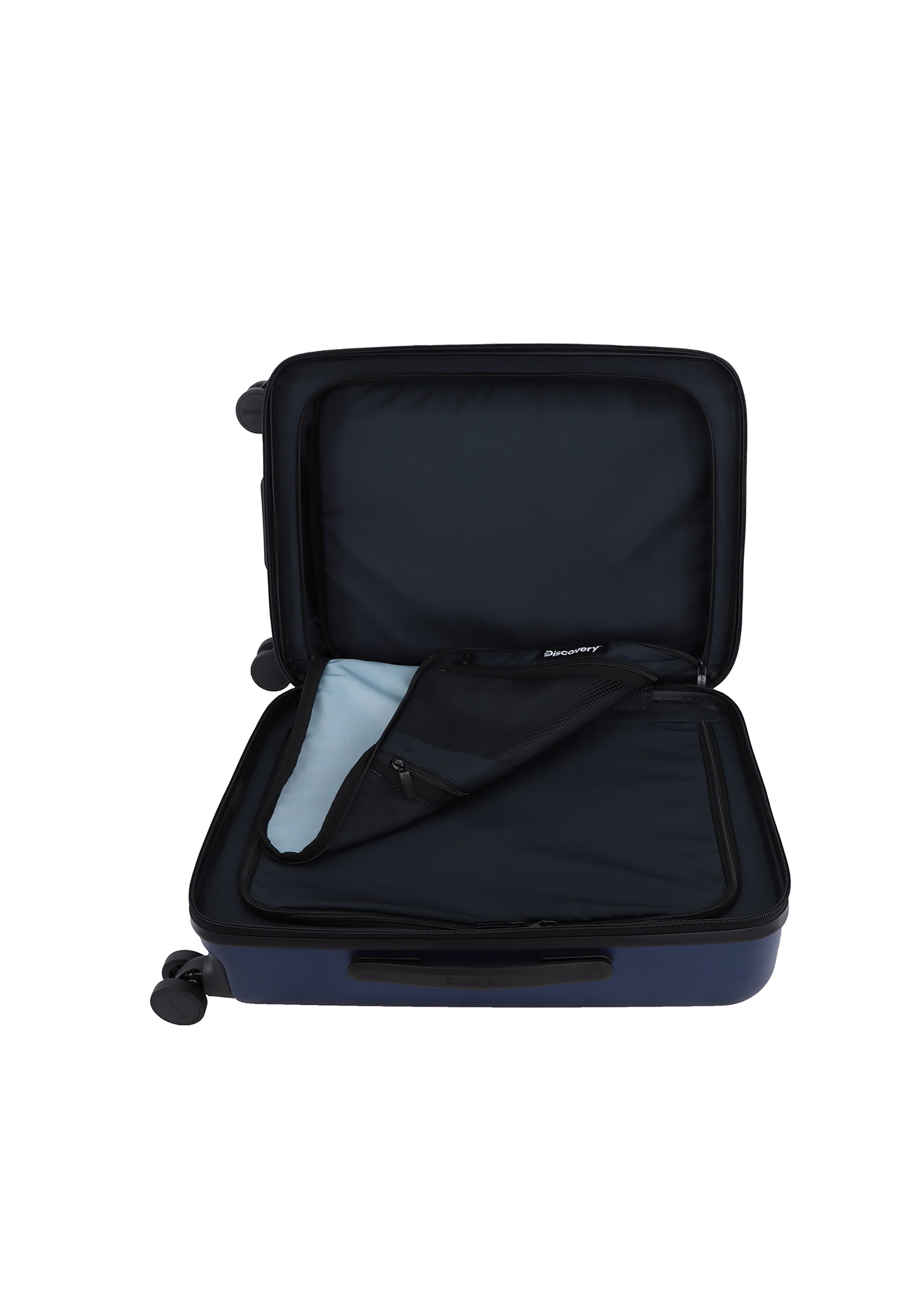 Discovery Patrol Handluggage Hard Suitcase / Luggage / Trolley - 56 cm (Small) Blue