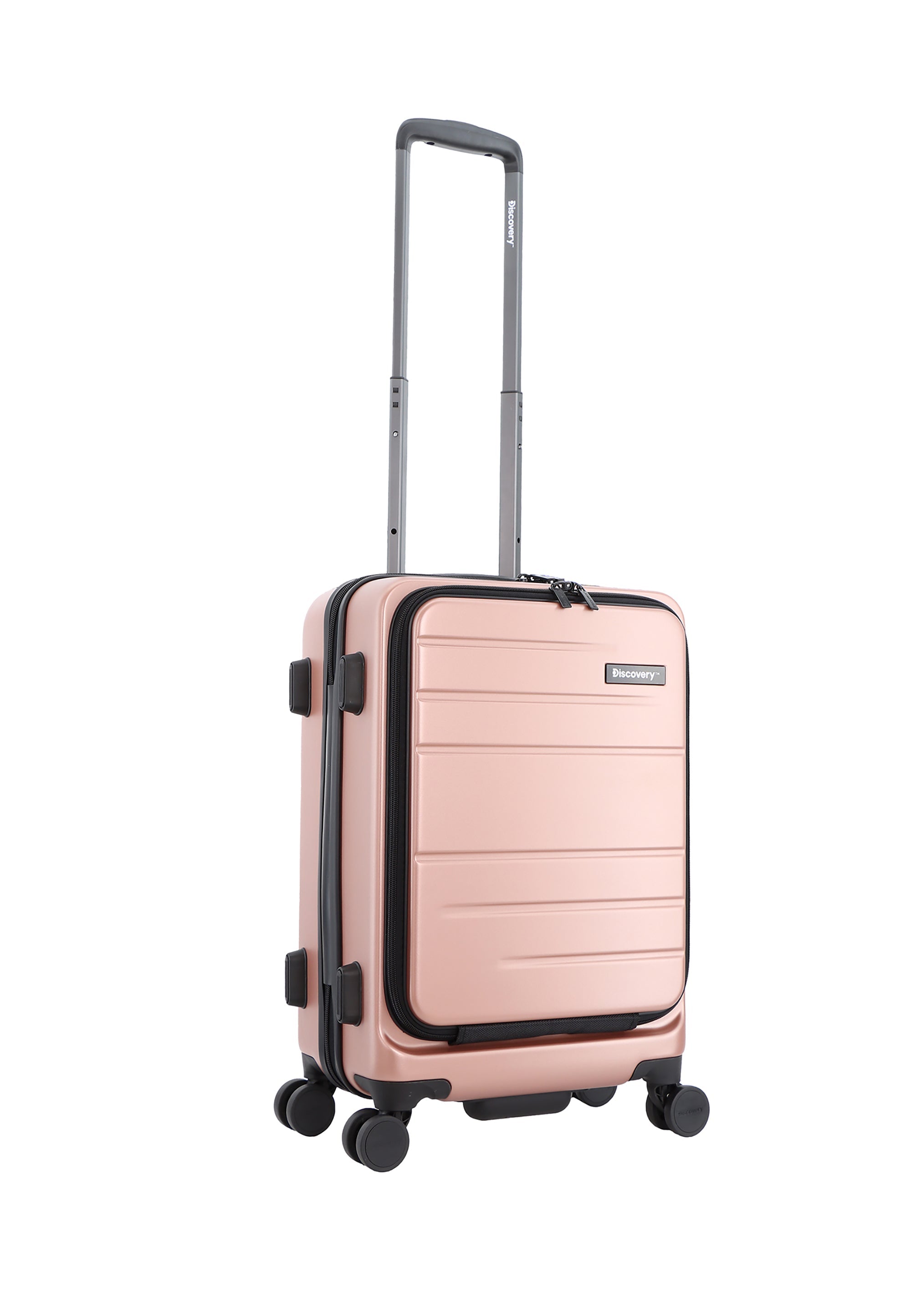 Discovery Patrol Handluggage Hard Suitcase / Luggage / Trolley - 56 cm (Small) Pink