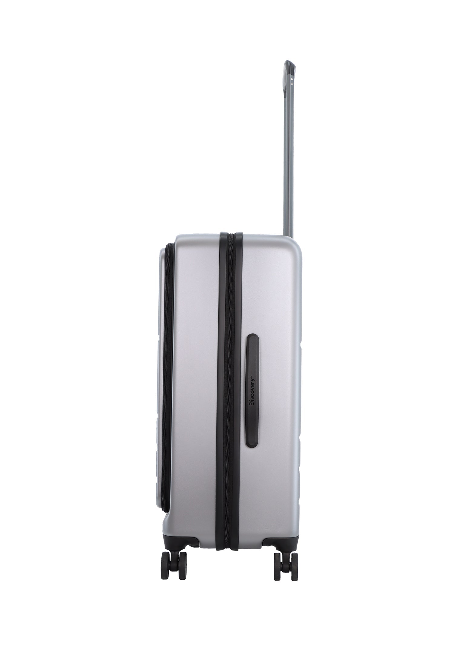 Discovery Patrol Hard Suitcase / Luggage / Trolley - 67 cm (Medium) Silver
