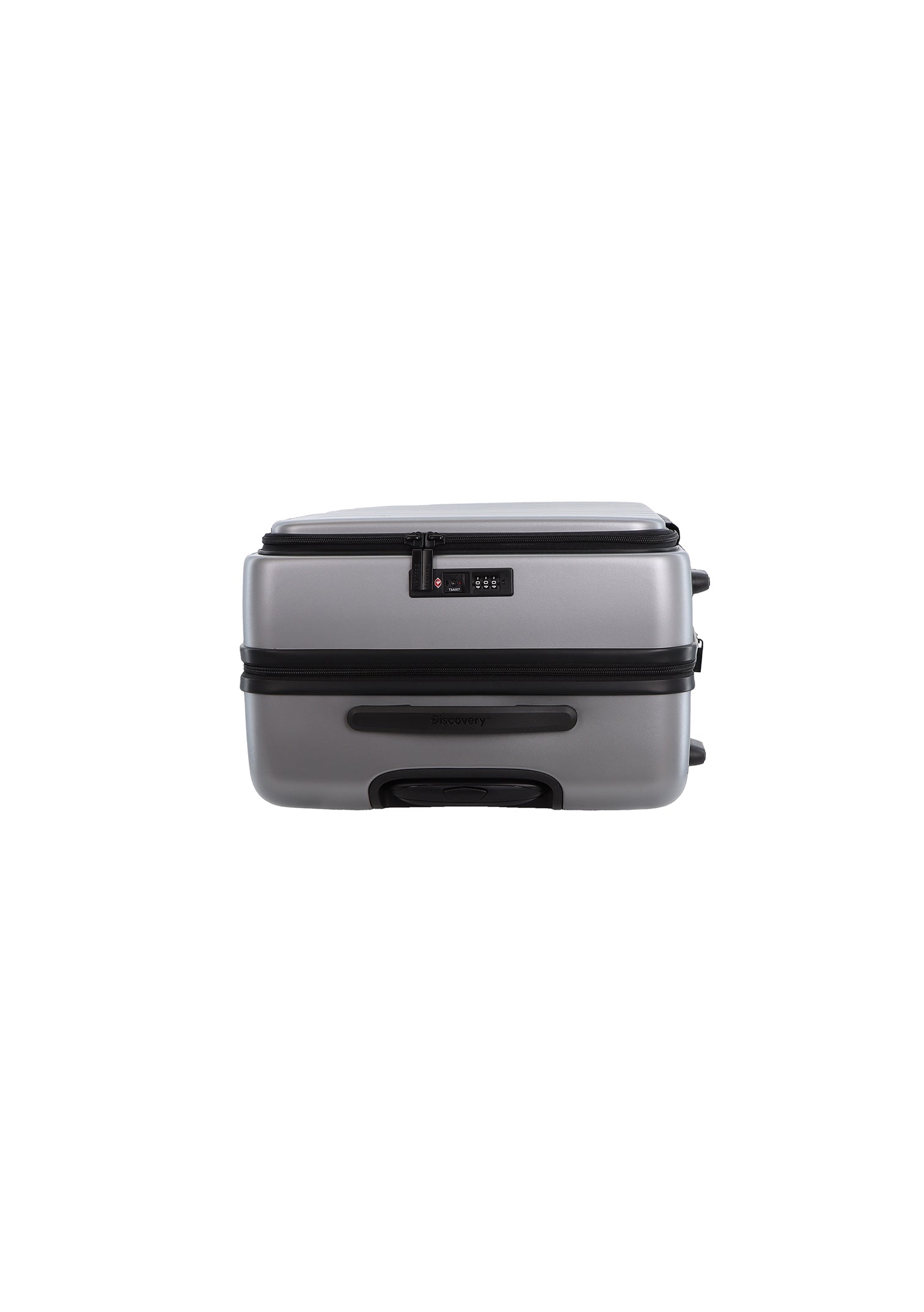 Discovery Patrol Hard Suitcase / Luggage / Trolley - 67 cm (Medium) Silver