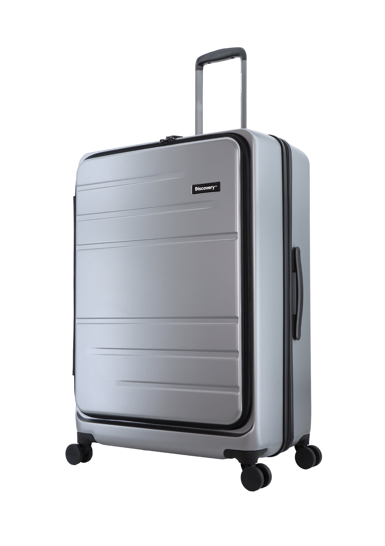 Discovery Patrol Hard Suitcase / Luggage / Trolley - 78 cm (Large) Silver