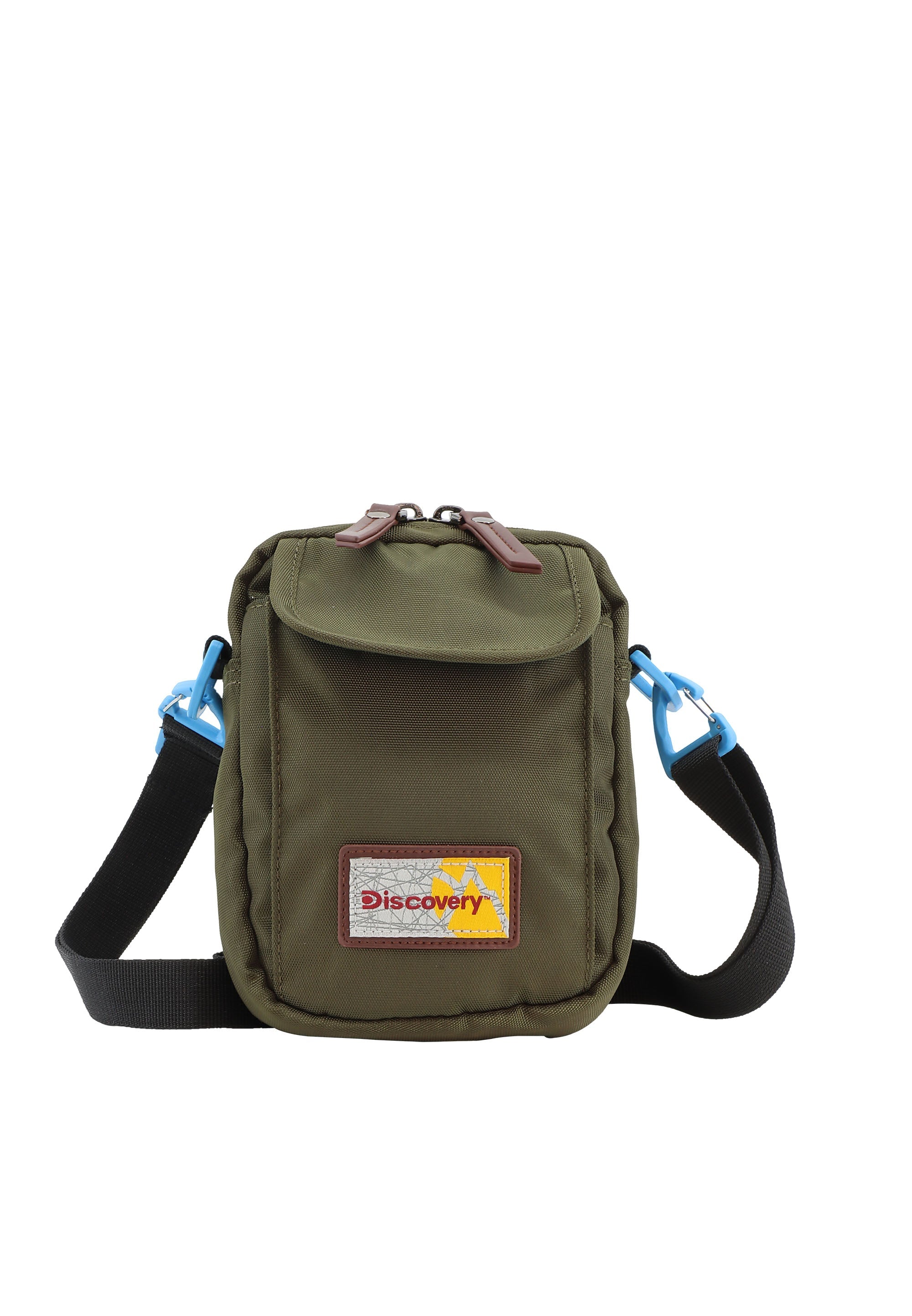Discovery Icon Crossbody Bag / Shoulder Bag / Utility Bag with Flap - D00710 Khaki