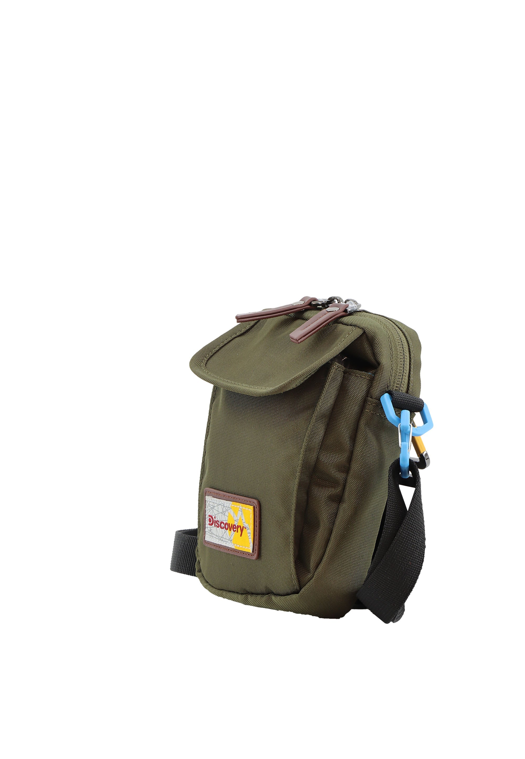 Discovery Icon Crossbody Bag / Shoulder Bag / Utility Bag with Flap - D00710 Khaki