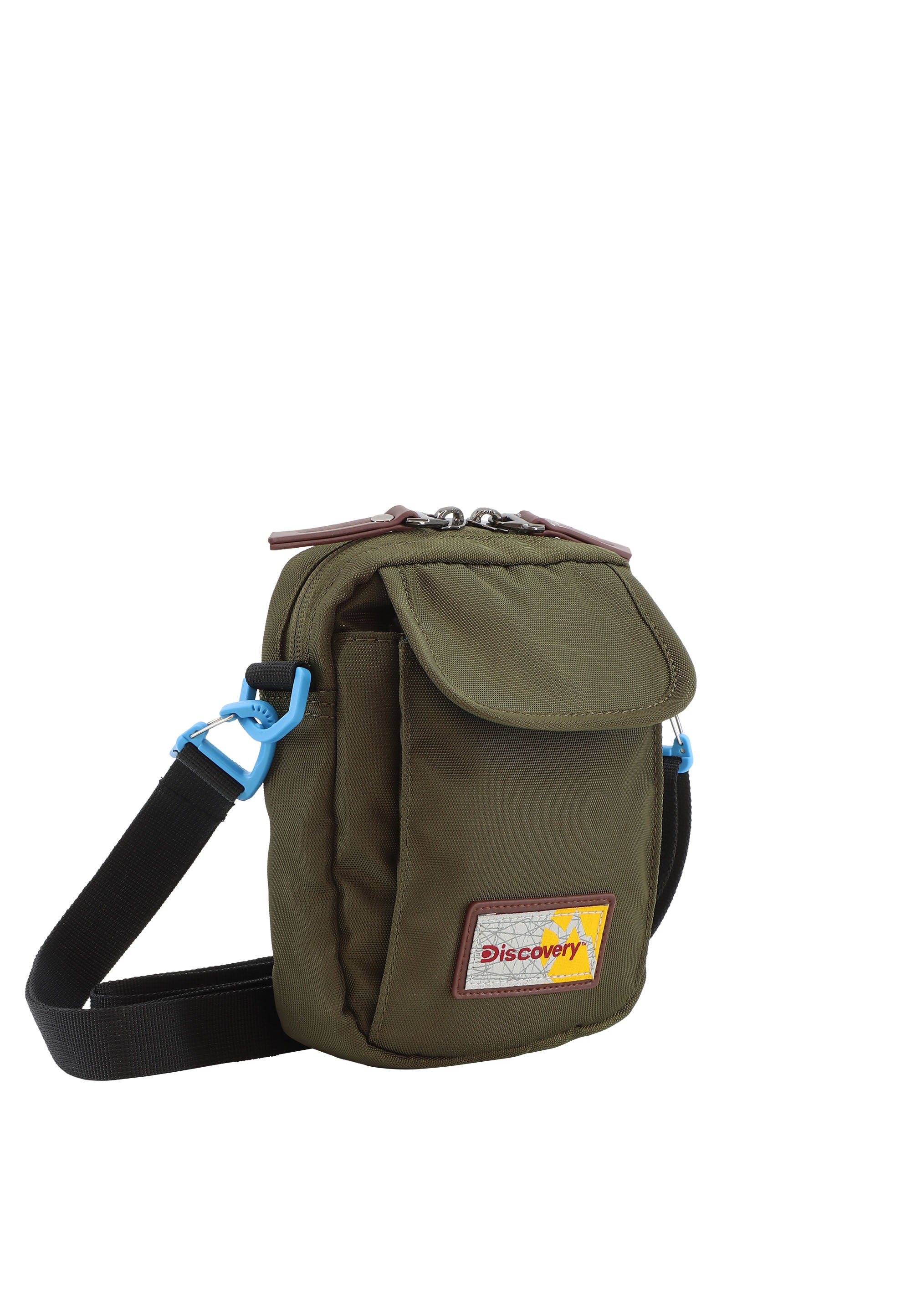 Discovery Icon Crossbody Bag / Shoulder Bag / Utility Bag with Flap - D00710 Khaki