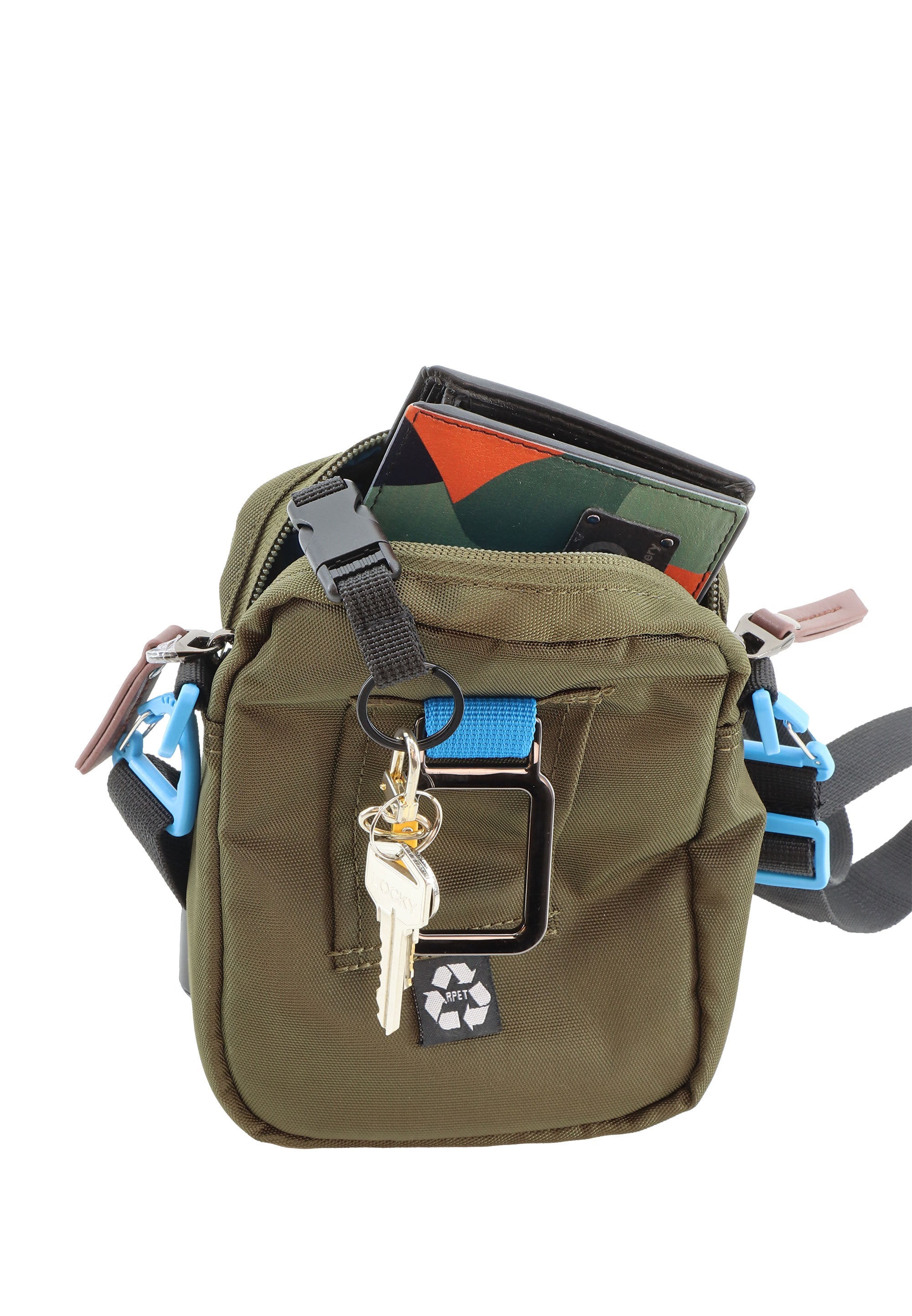 Discovery Icon Crossbody Bag / Shoulder Bag / Utility Bag with Flap - D00710 Khaki