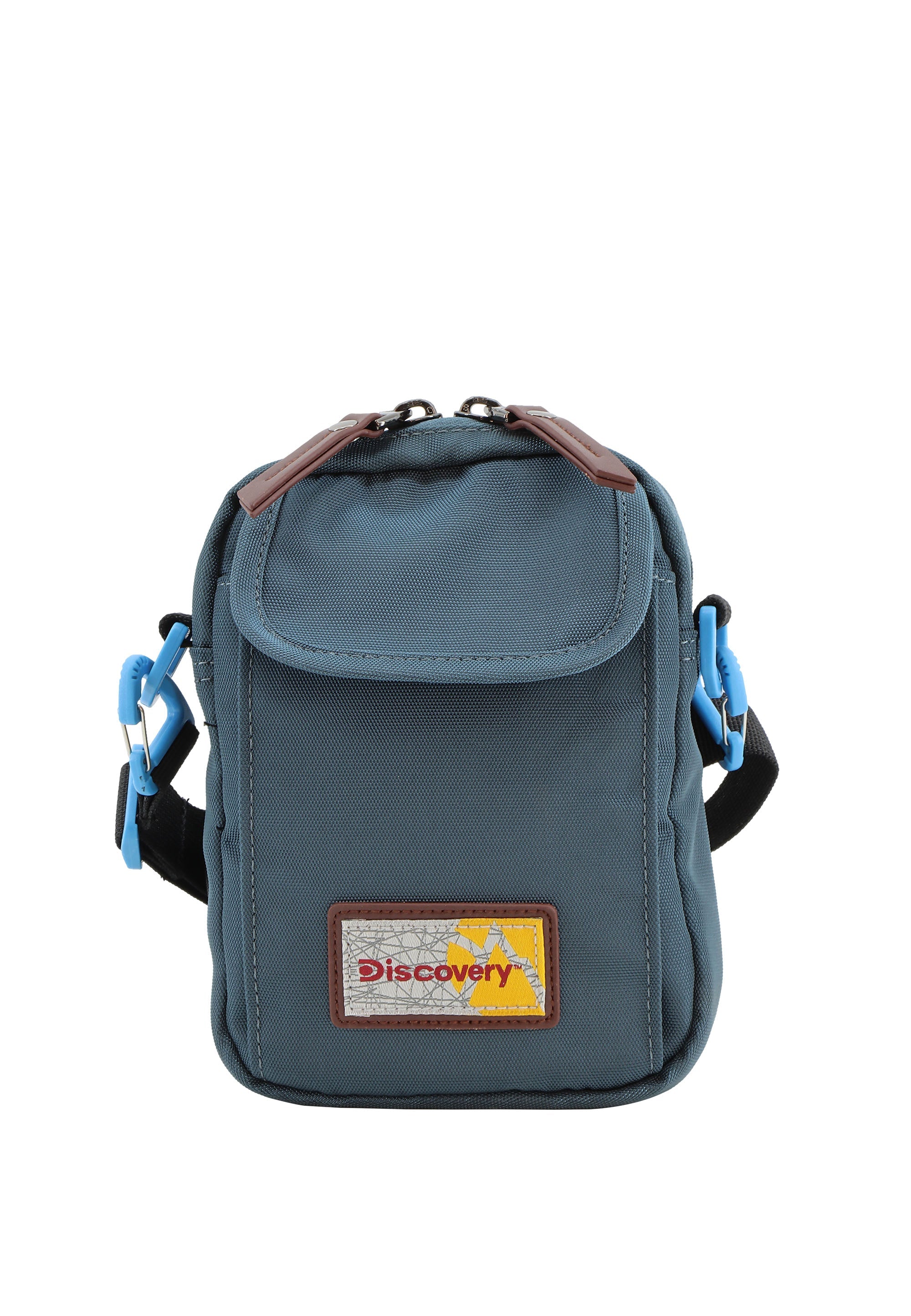 Discovery Icon Crossbody Bag / Shoulder Bag / Utility Bag with Flap - D00710 Blue