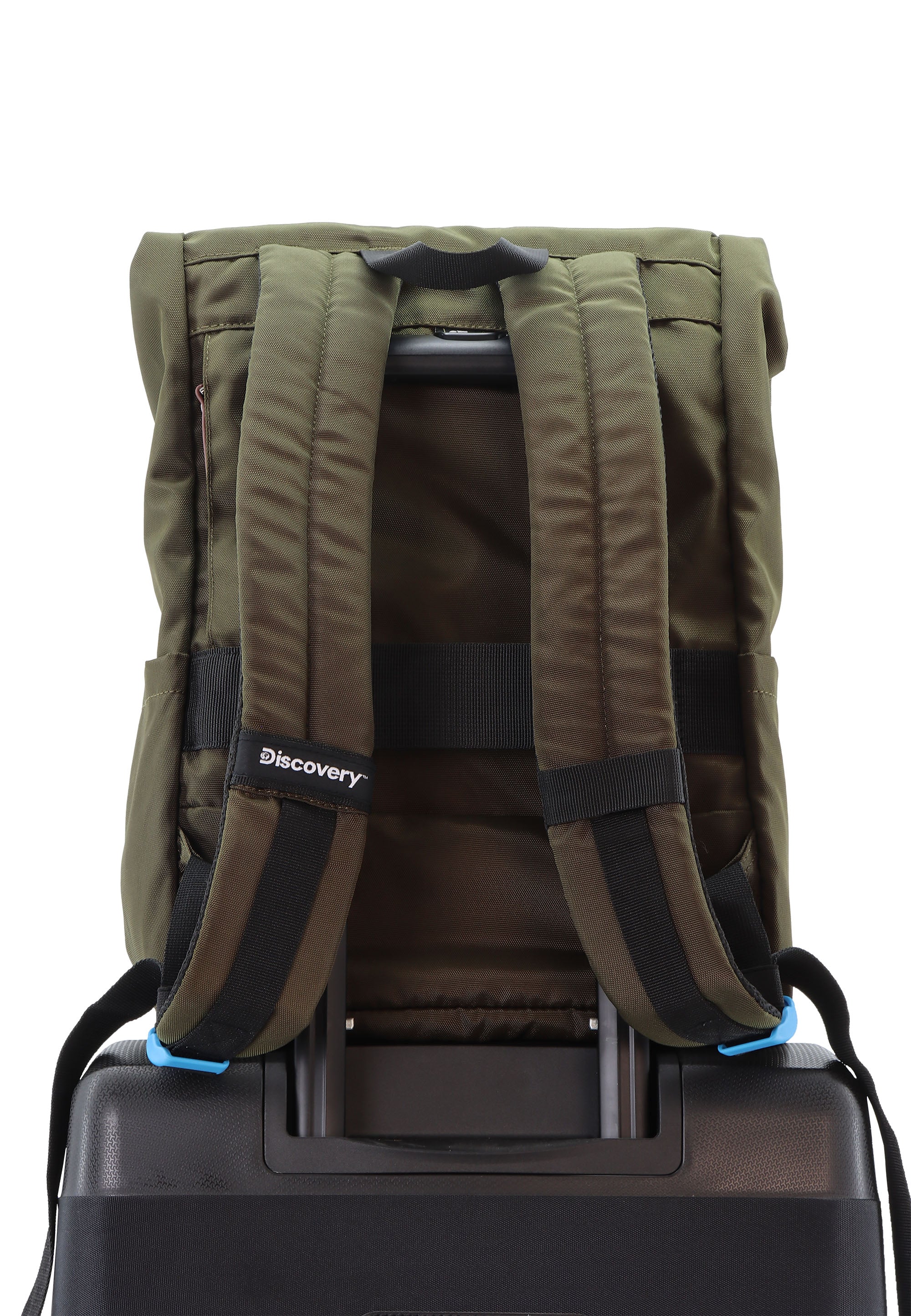 Discovery Icon Laptop Backpack / Rolltop Backpack - D00722 Khaki
