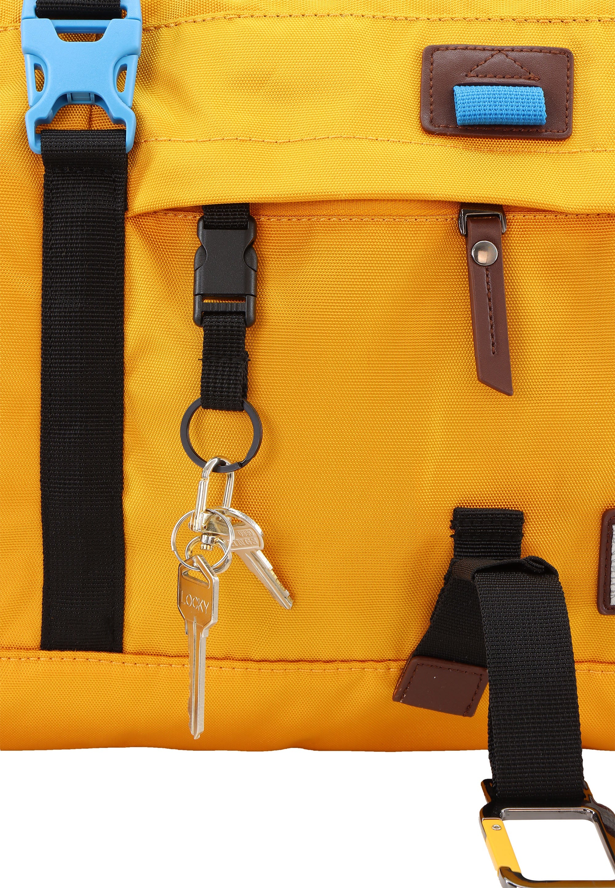 Discovery Icon RPET Duffle Bag / Travel Bag / Sport Bag - 38 Liter (Small) Yellow