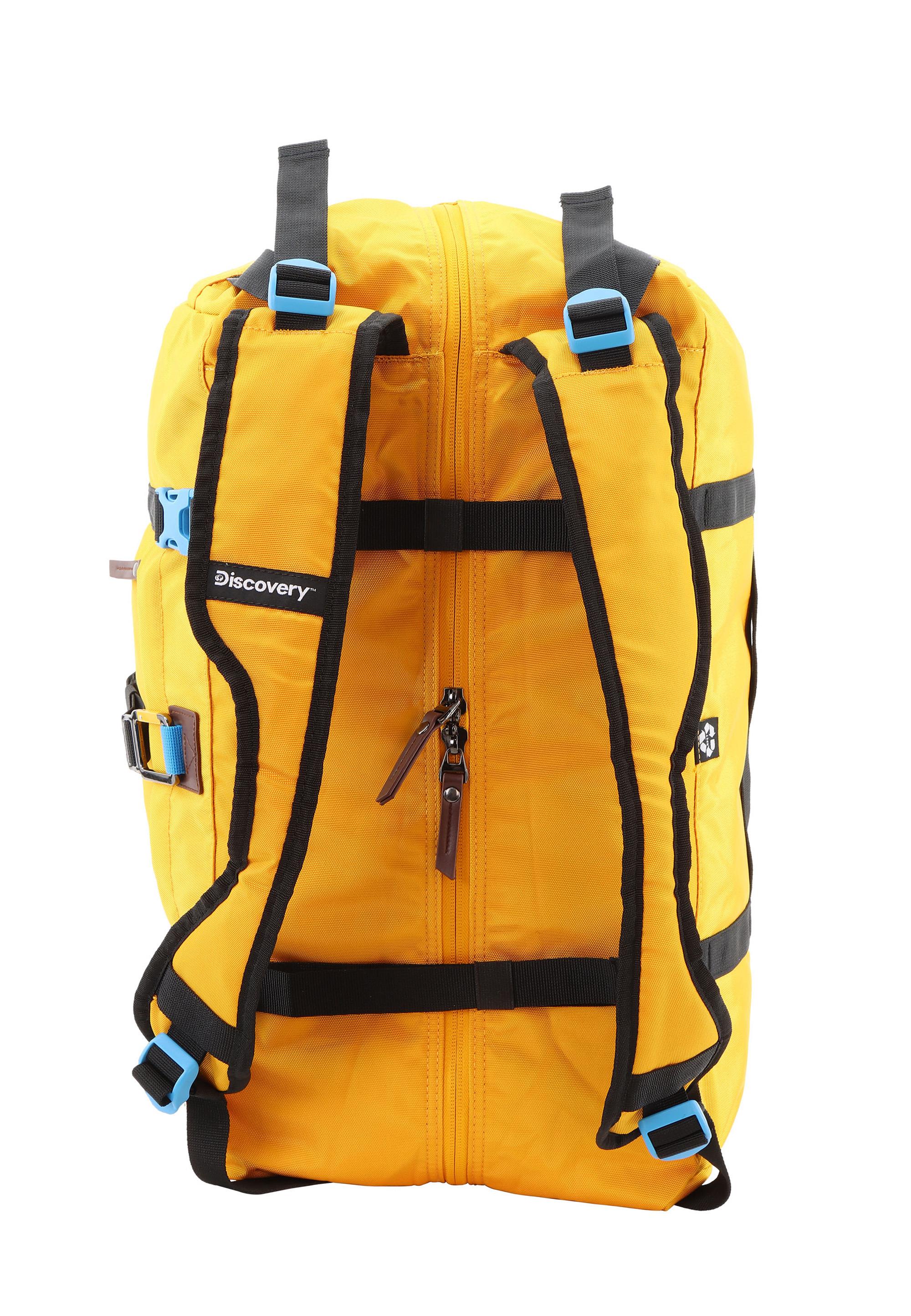 Discovery Icon RPET Duffle Bag / Travel Bag / Sport Bag - 38 Liter (Small) Yellow