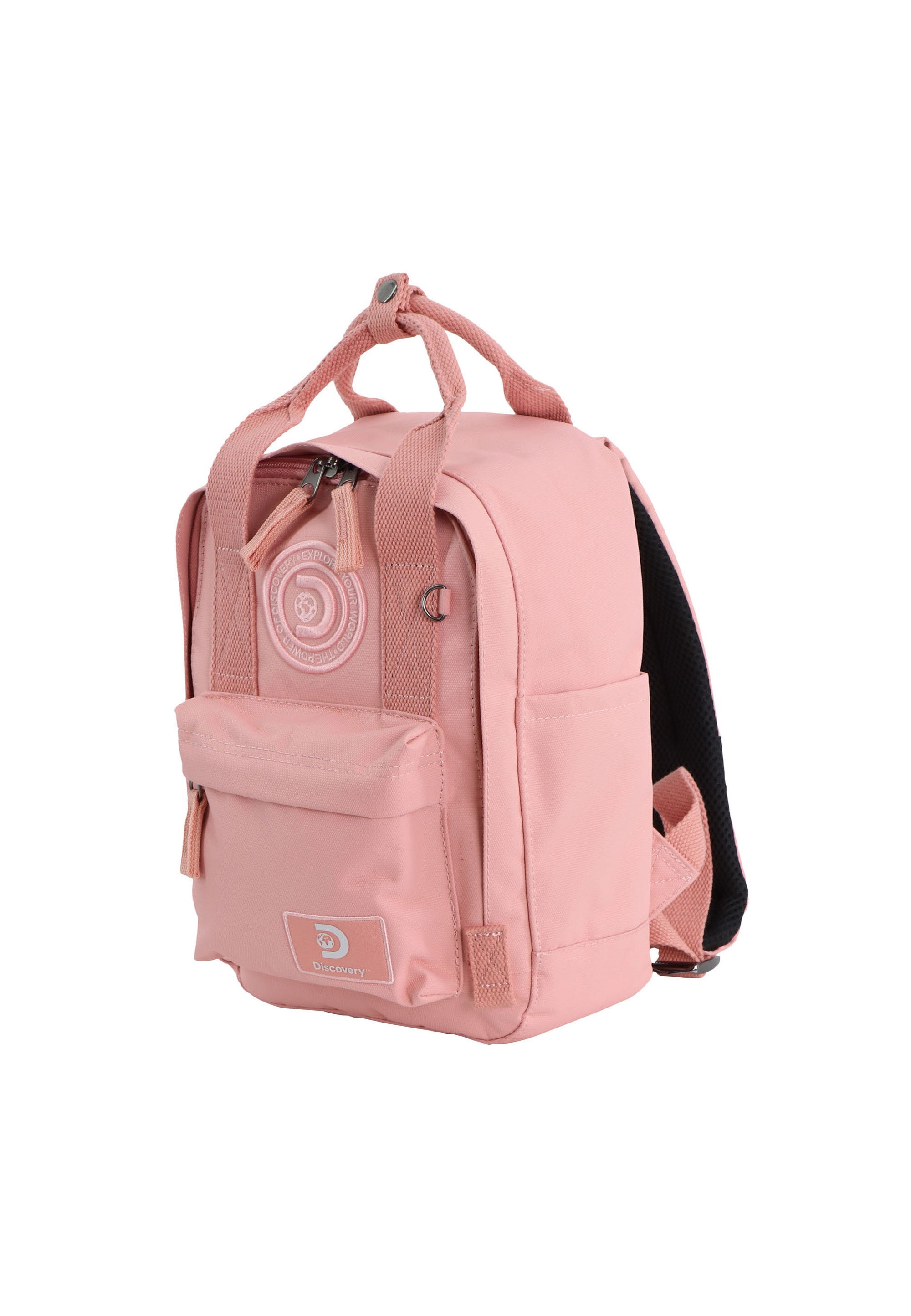 small pink backpack | Discovery