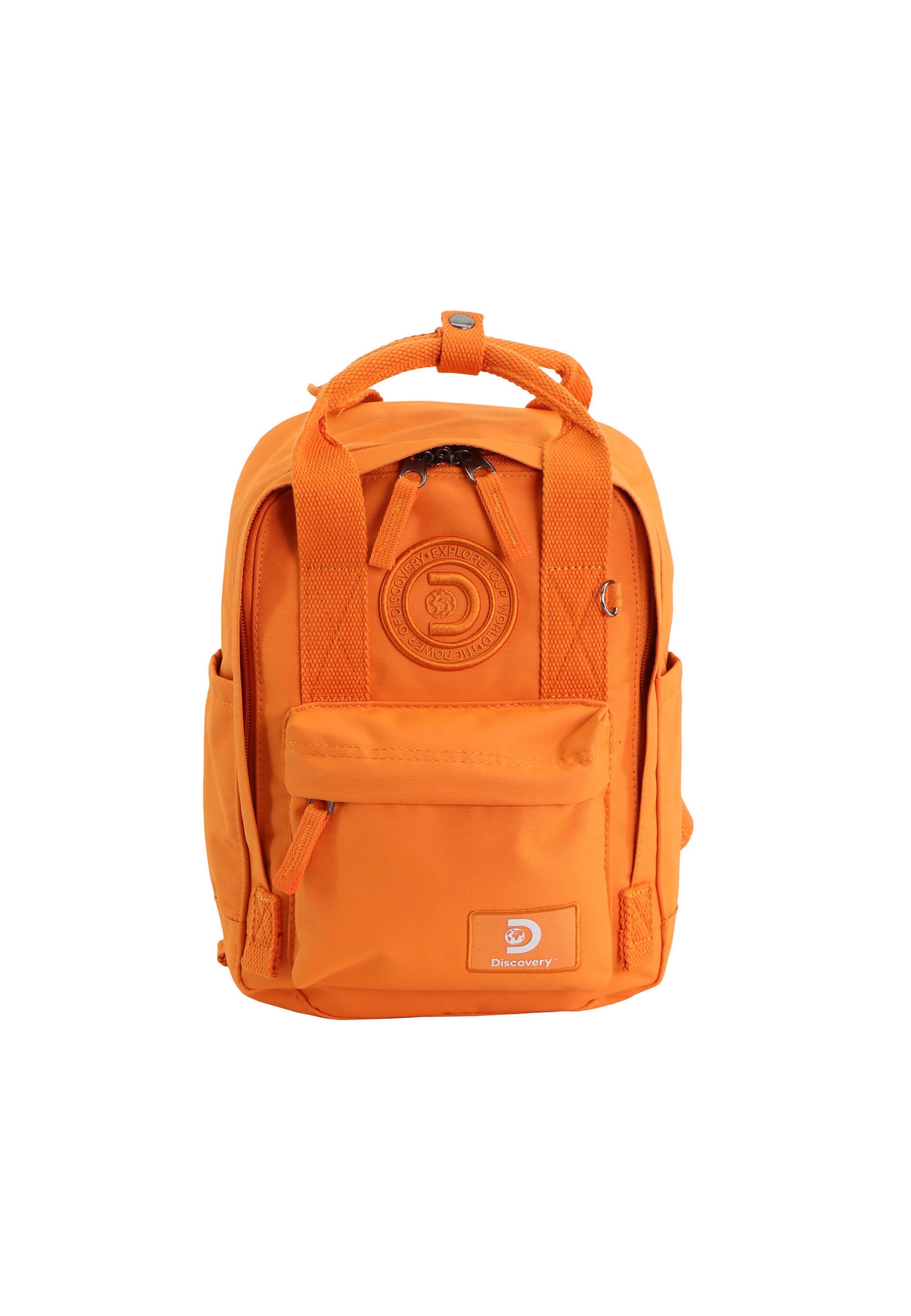 small orange backpack | Discovery