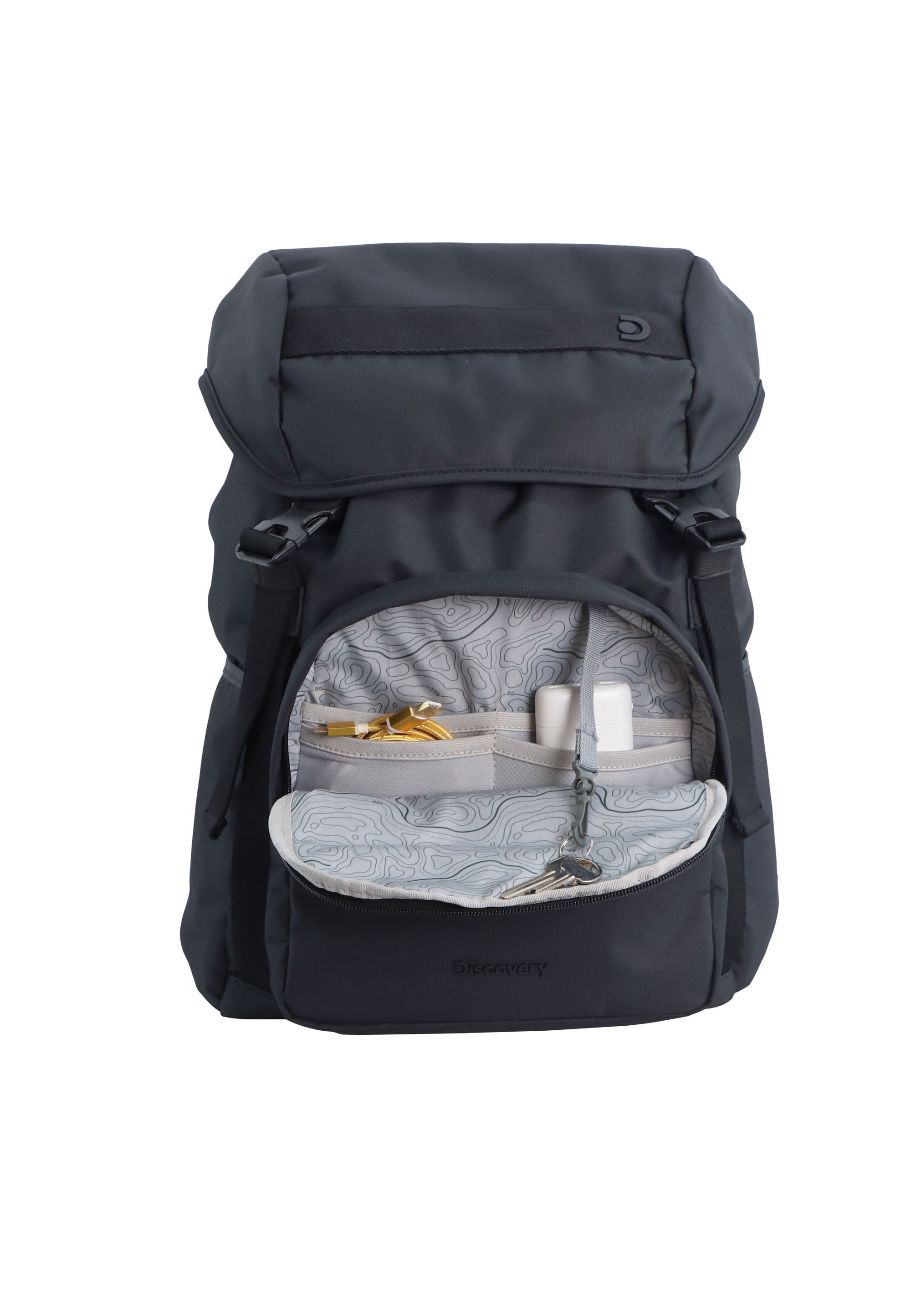 Discovery Downtown Laptop Backpack / School Backpack - D00943 Black
