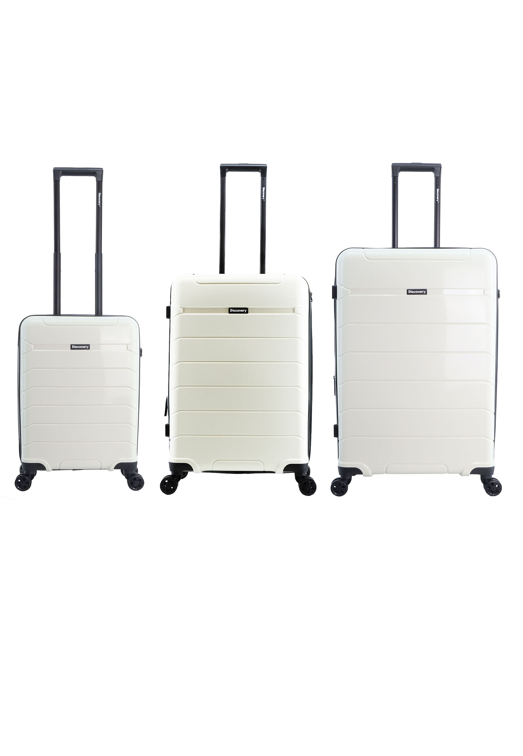Discovery Skyward Hard Suitcase set / Luggage set / Trolley set White