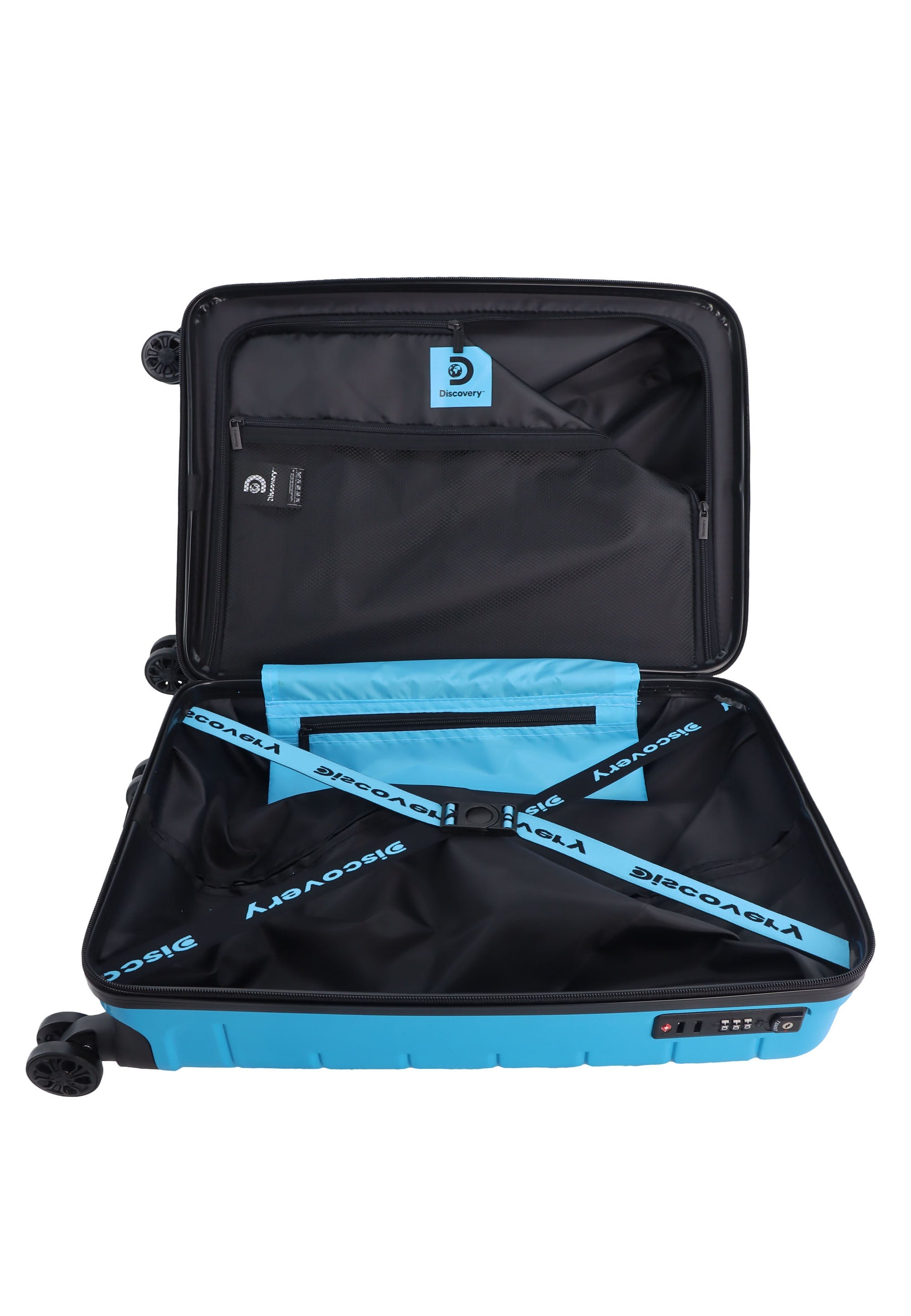 Discovery Skyward Handluggage Hard Suitcase / Luggage / Trolley - 55 cm (Small) Blue