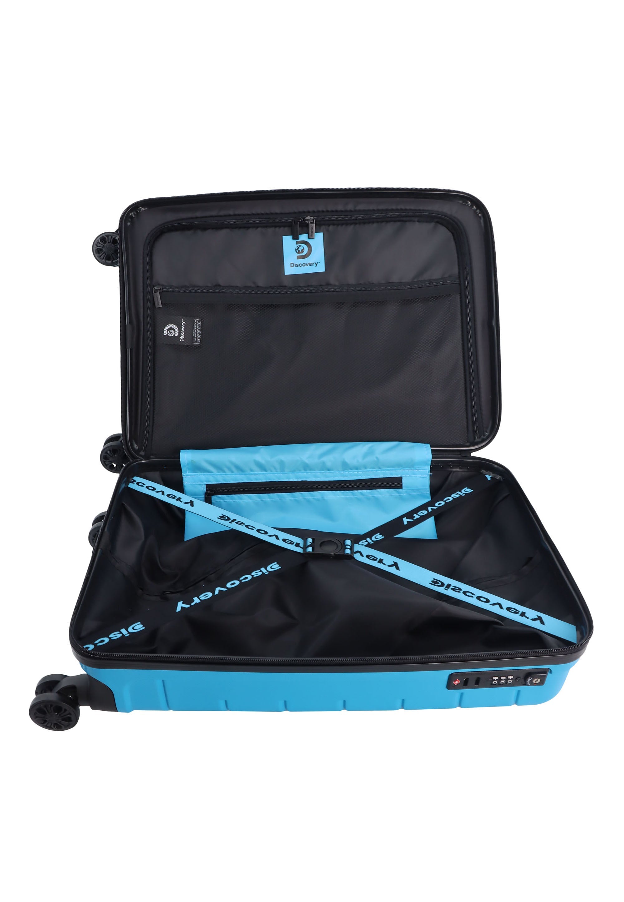 Discovery Skyward Handluggage Hard Suitcase / Luggage / Trolley - 55 cm (Small) Blue