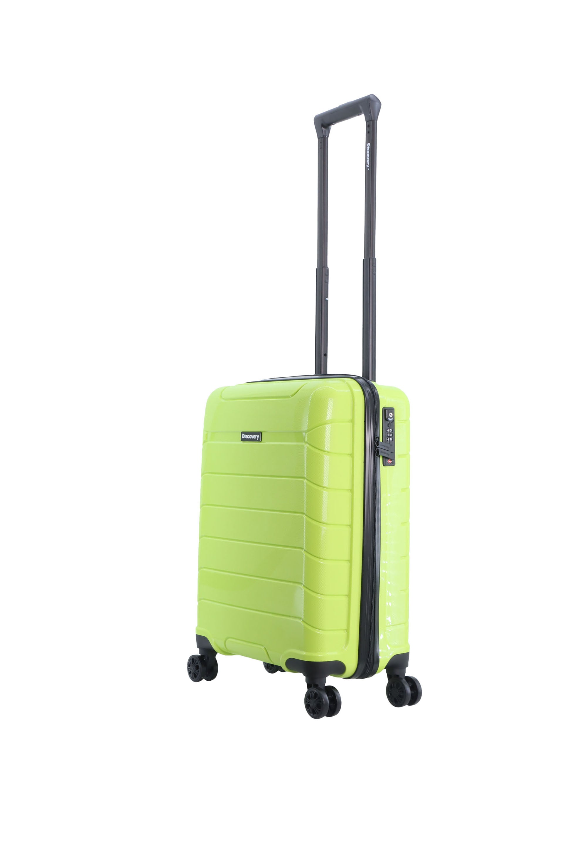 Discovery Skyward Handluggage Hard Suitcase / Luggage / Trolley - 55 cm (Small) Lime