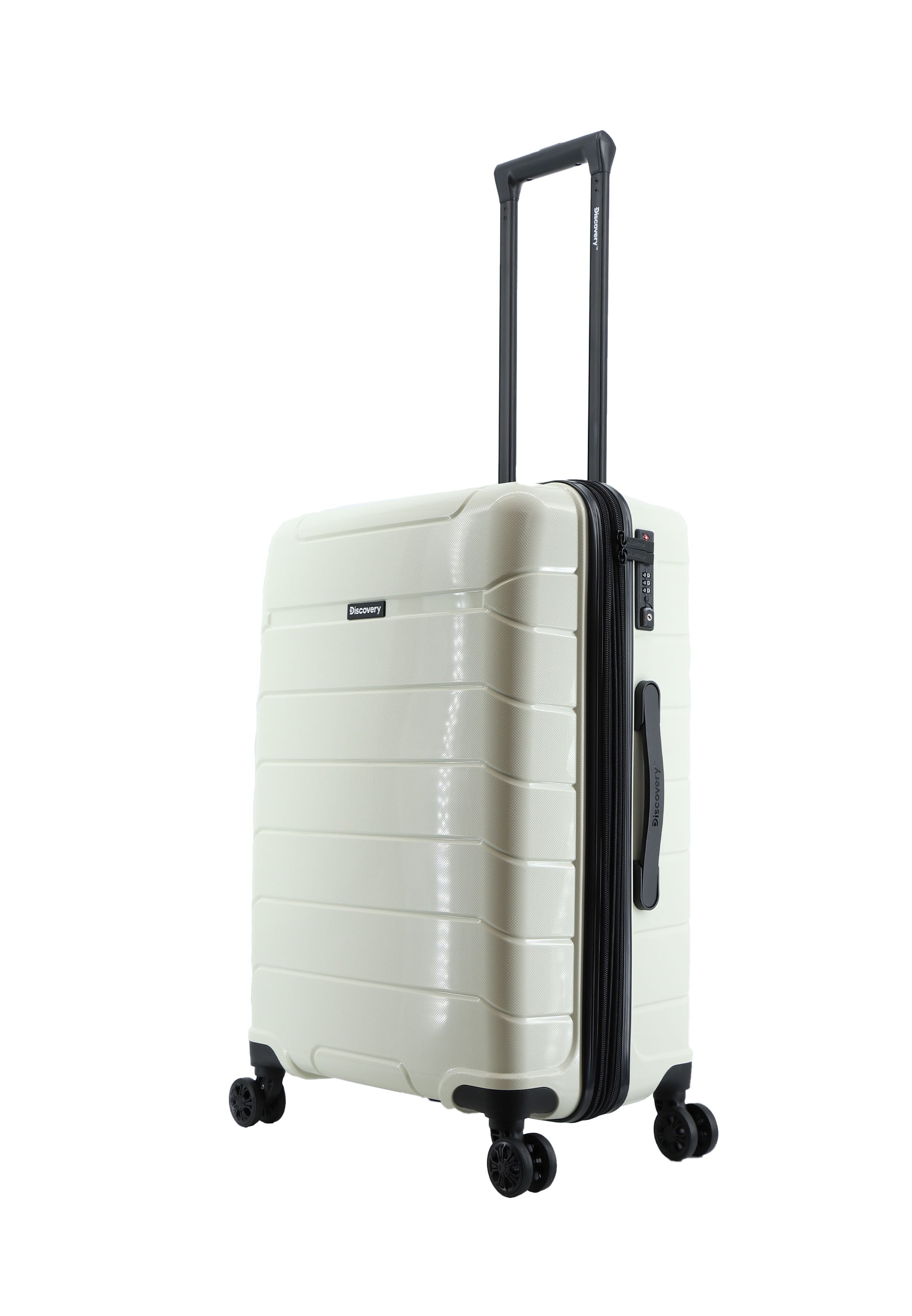 Discovery Skyward Hard Suitcase / Luggage / Trolley - 65 cm (Medium) White