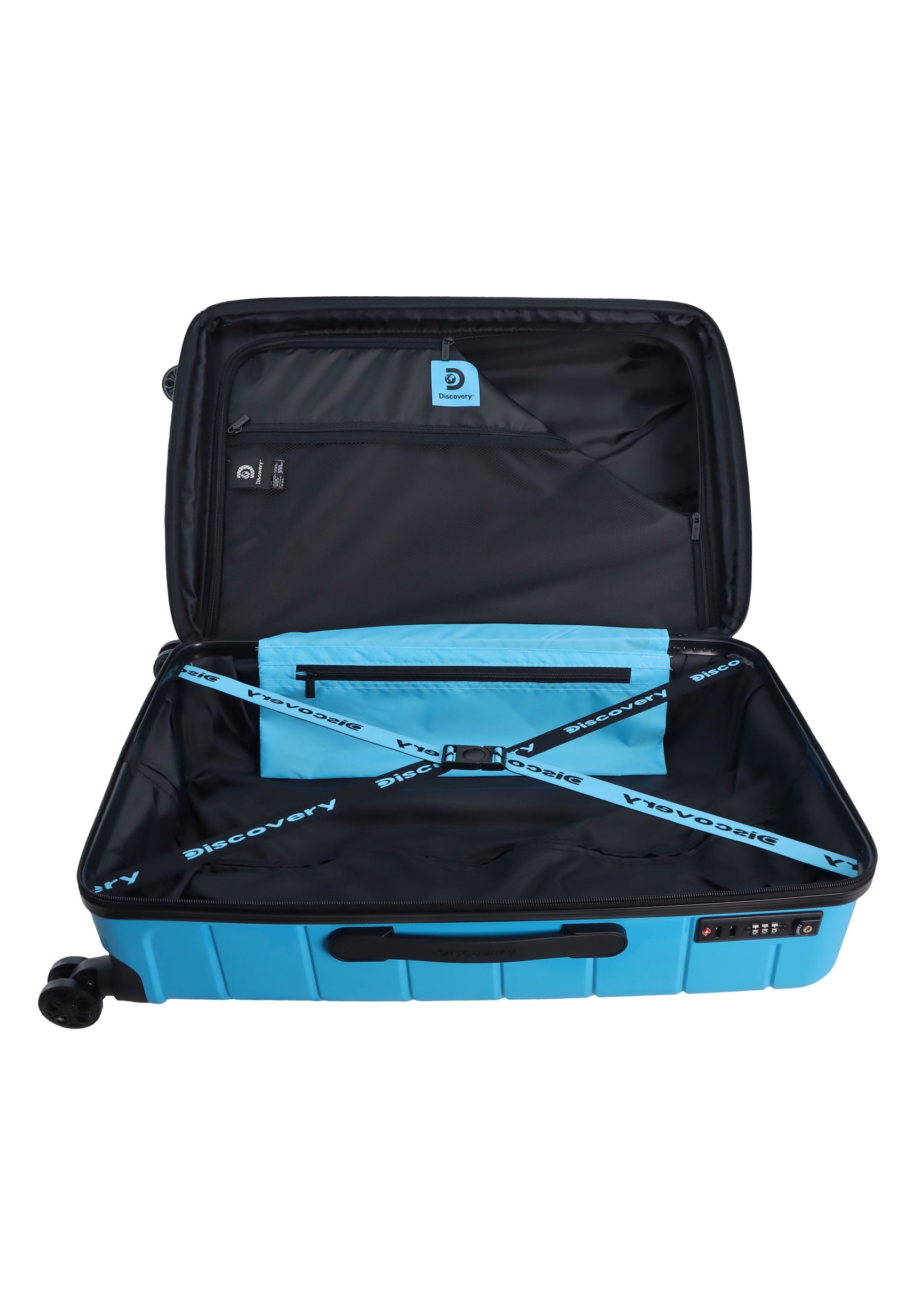 Discovery Skyward Hard Suitcase / Luggage / Trolley - 65 cm (Medium) Blue