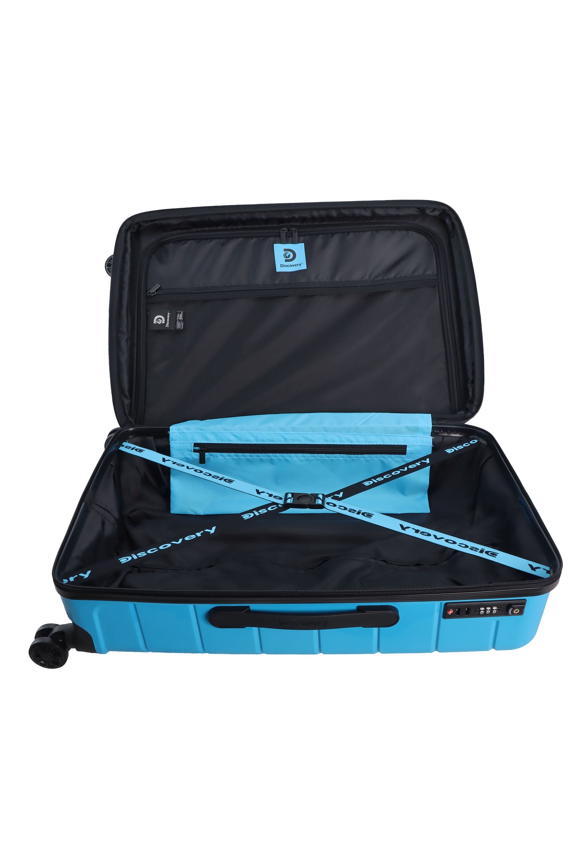 Discovery Skyward Hard Suitcase / Luggage / Trolley - 65 cm (Medium) Blue