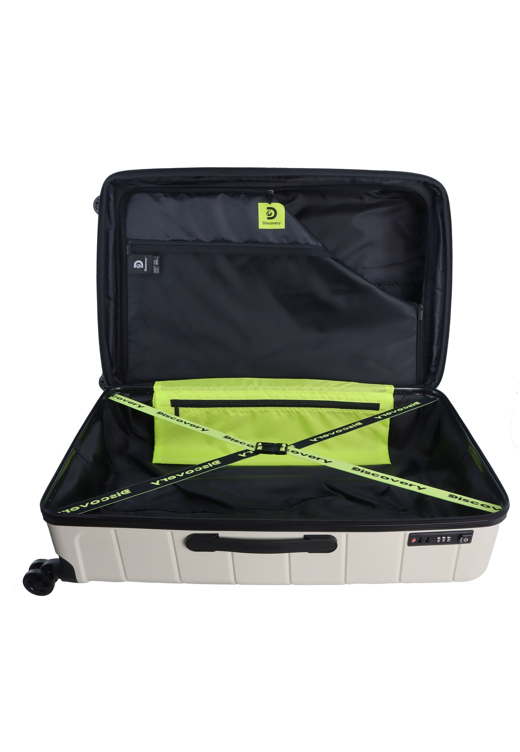 Discovery Skyward Hard Suitcase / Luggage / Trolley - 75 cm White