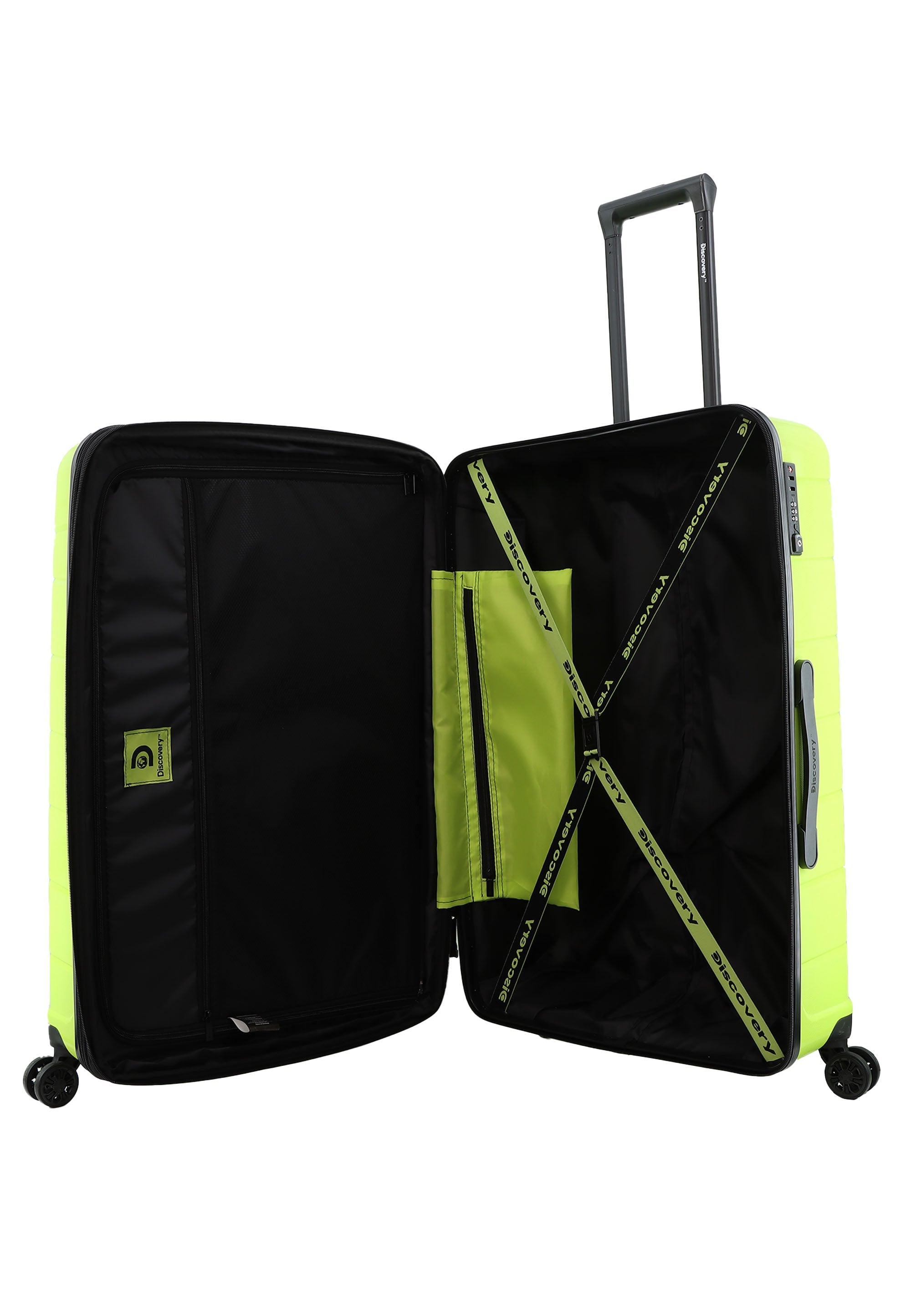 Discovery Skyward Hard Suitcase / Luggage / Trolley - 75 cm (Large) Lime