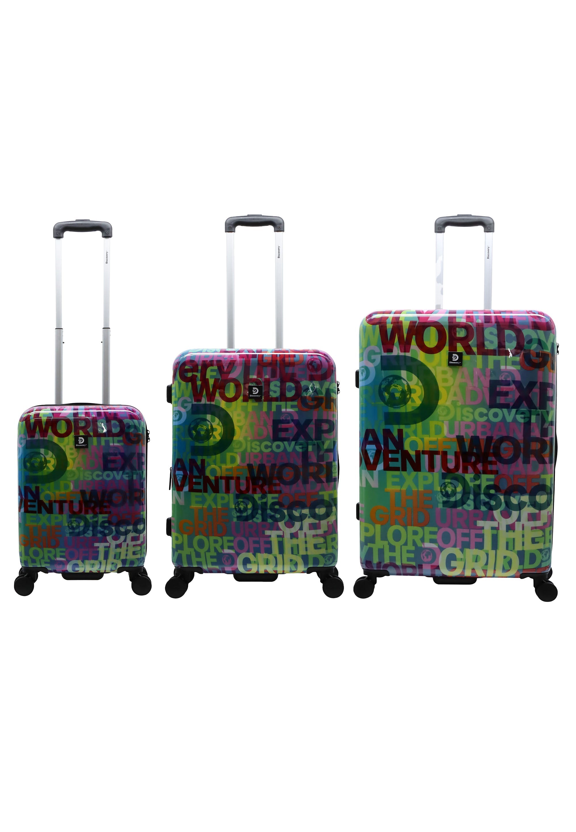 Discovery Explore The World Harde Suitcase Set / Luggage Set / Trolley Set