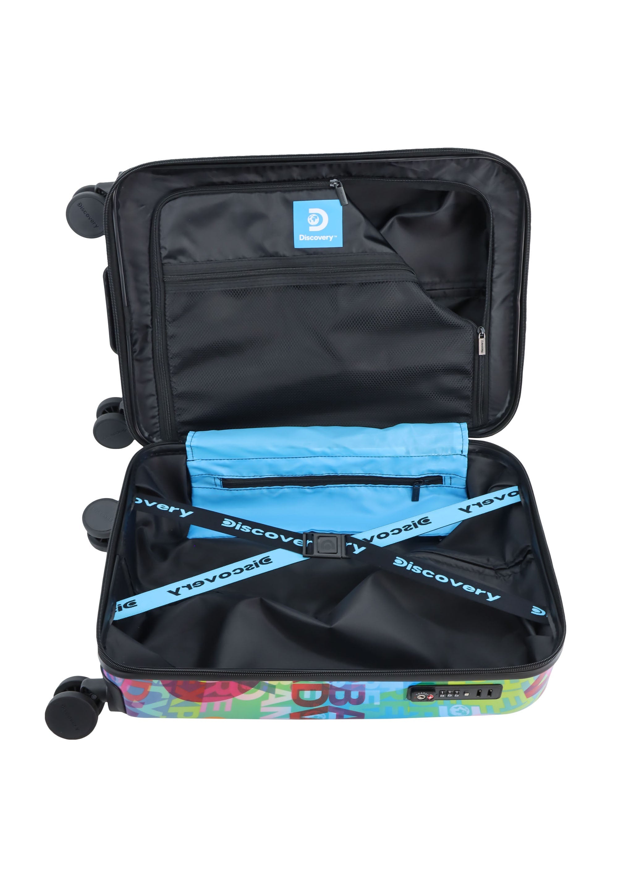 Discovery Explore The World Handluggage Hard Suitcase / Luggage / Trolley - 55 cm (Small)