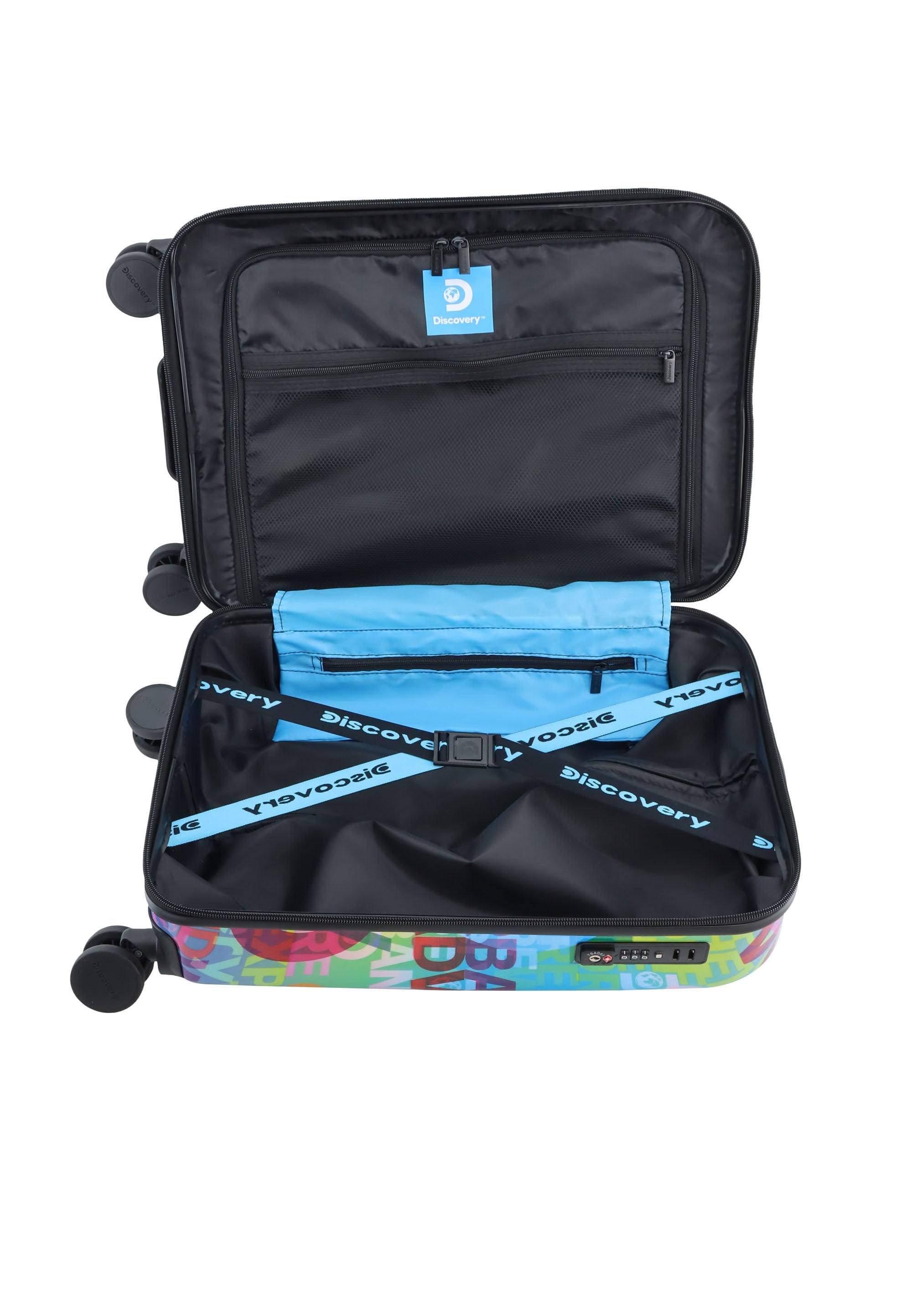 Discovery Explore The World Handluggage Hard Suitcase / Luggage / Trolley - 55 cm (Small)