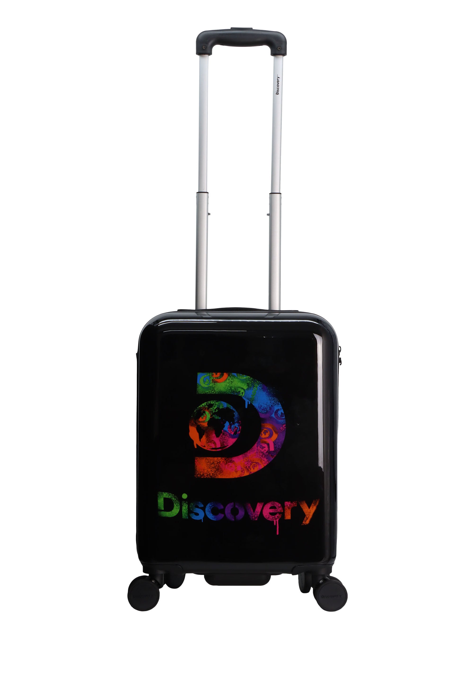 Discovery Stencil Handluggage Hard Suitcase / Luggage / Trolley - 55 cm (Small)