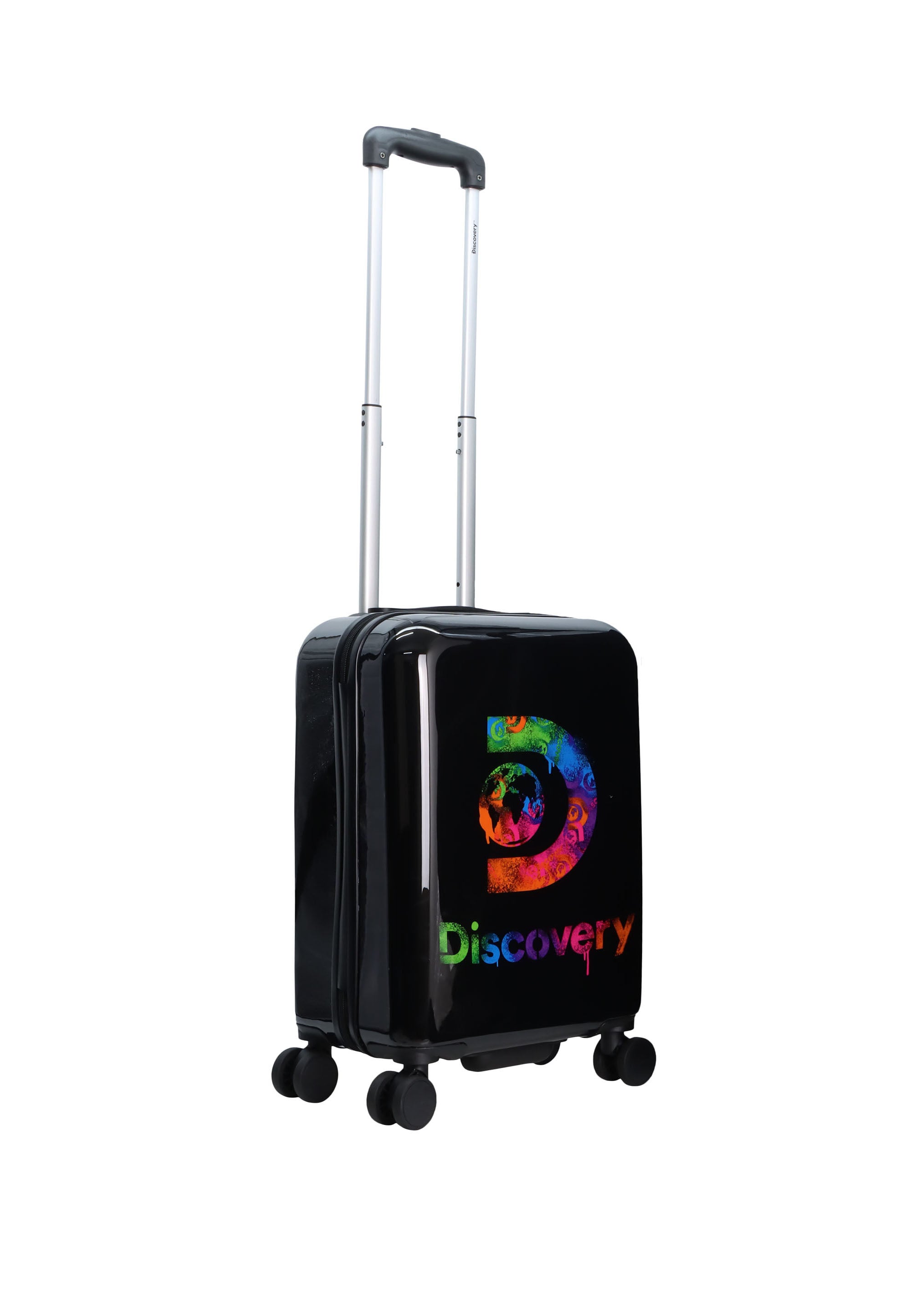 Discovery Stencil Handluggage Hard Suitcase / Luggage / Trolley - 55 cm (Small)