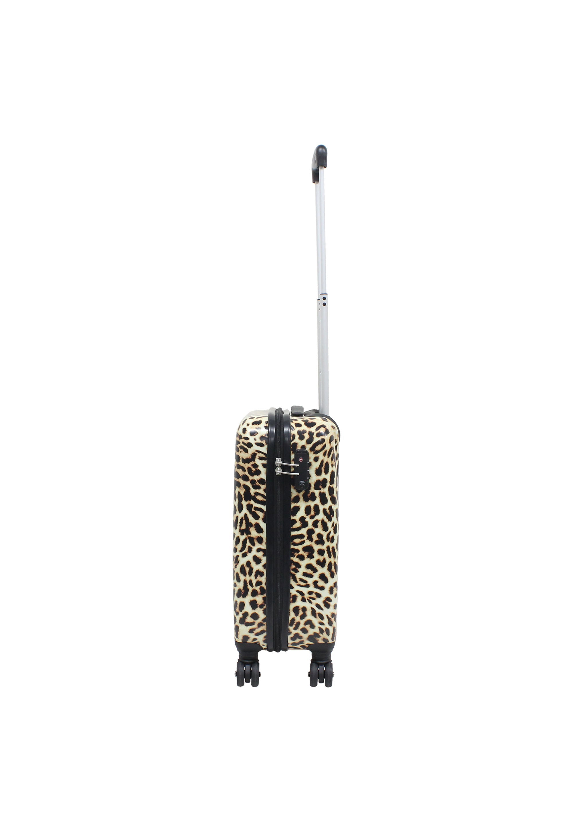 Saxoline Leopard Handluggage Hard Suitcase / Trolley / Travel Suitcase - 55 cm - (Small)