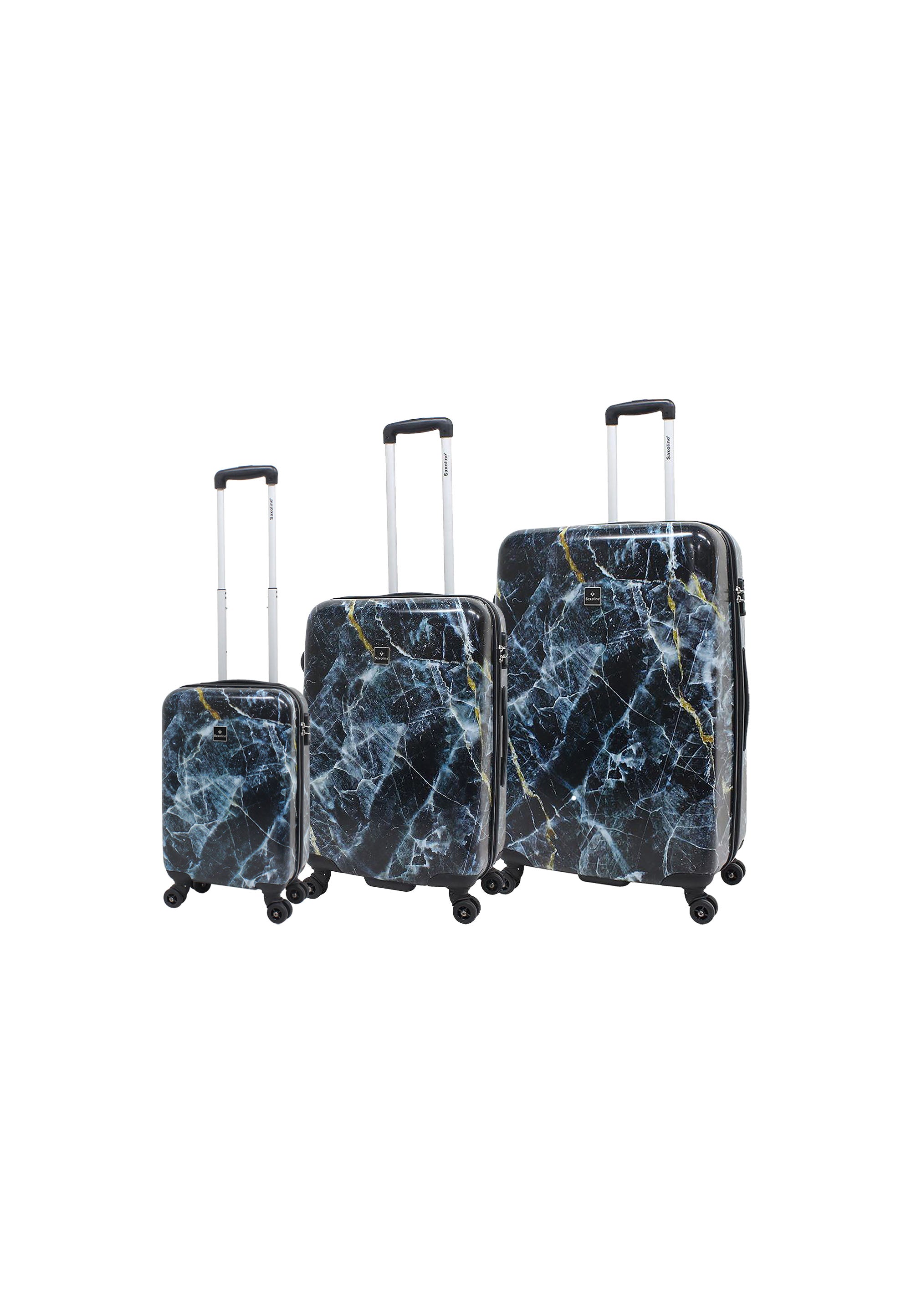 Saxoline Marble Hard Suitcase set / Luggage set / Trolley set - (S/M/L)