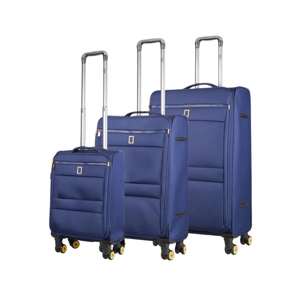 National Geographic Passage Soft Suitcase / Trolley / Travel Suitcase - Blue