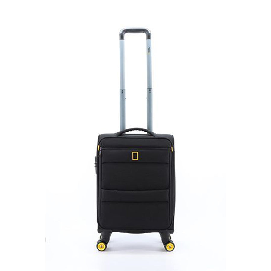 National Geographic Passage Hand Luggage Soft Suitcase / Trolley / Travel Suitcase 46cm (Small) -Black