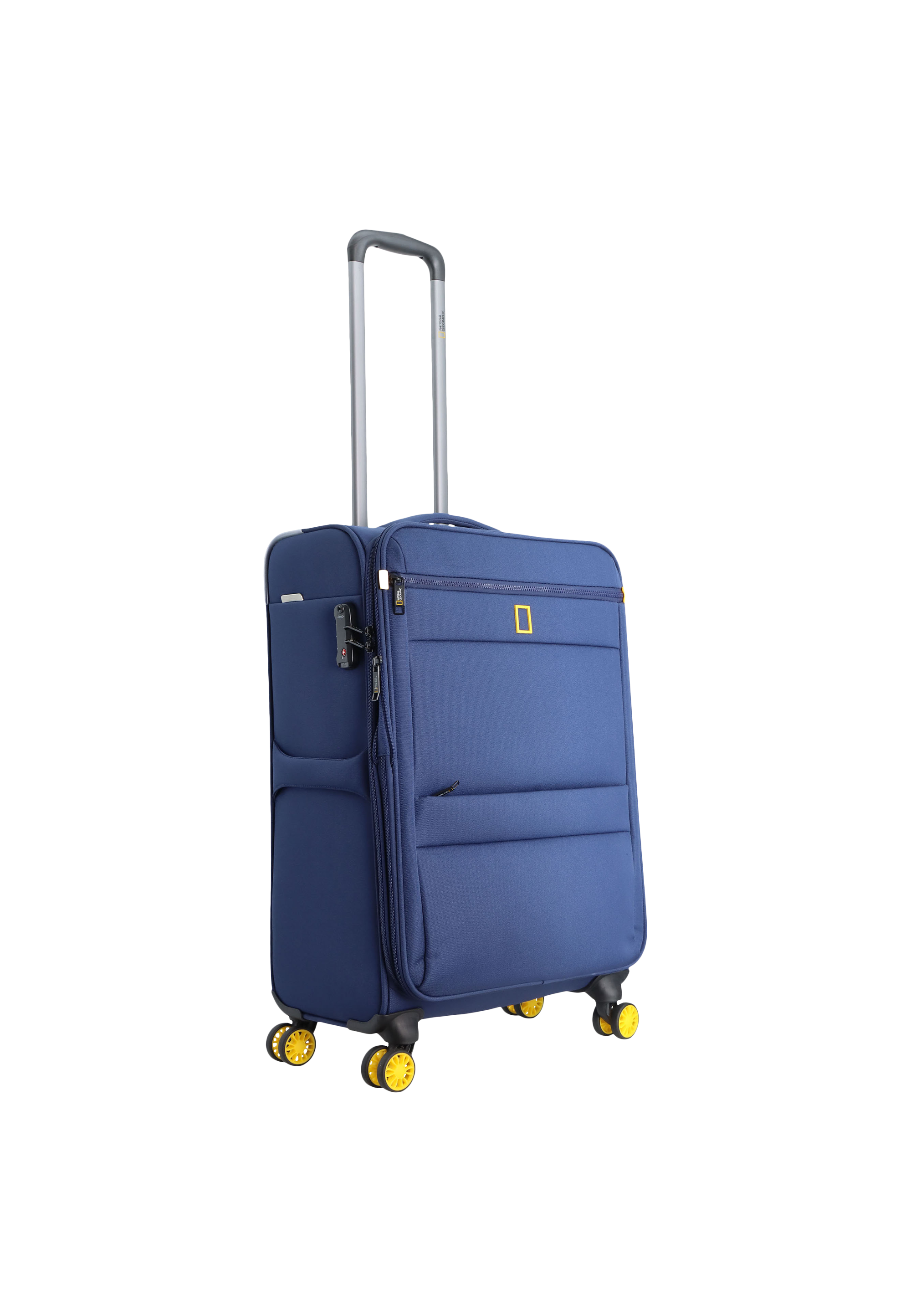 National Geographic Passage Soft Suitcase / Trolley / Travel Suitcase - 60cm (Medium) Blue