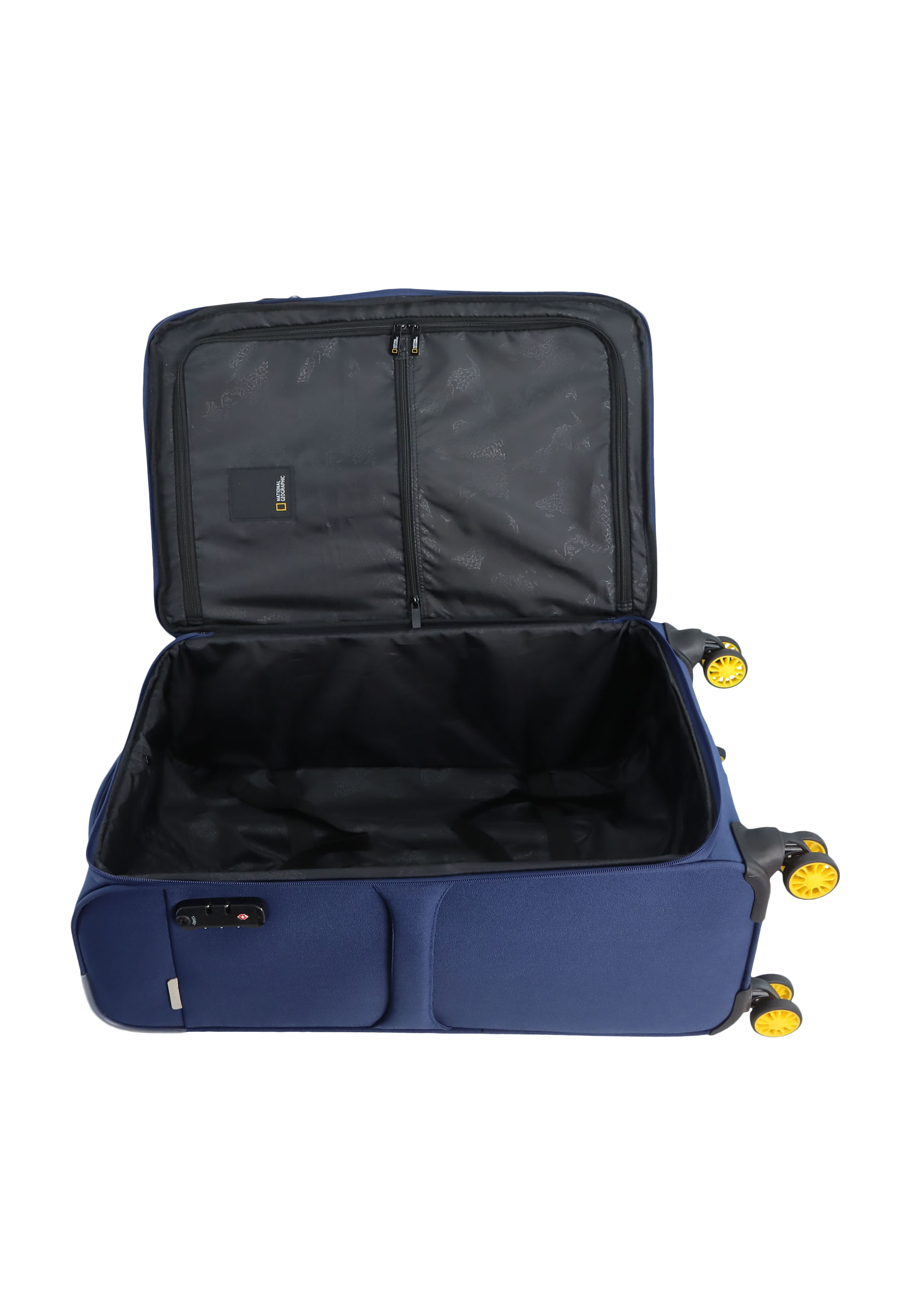 National Geographic Passage Soft Suitcase / Trolley / Travel Suitcase - 60cm (Medium) Blue