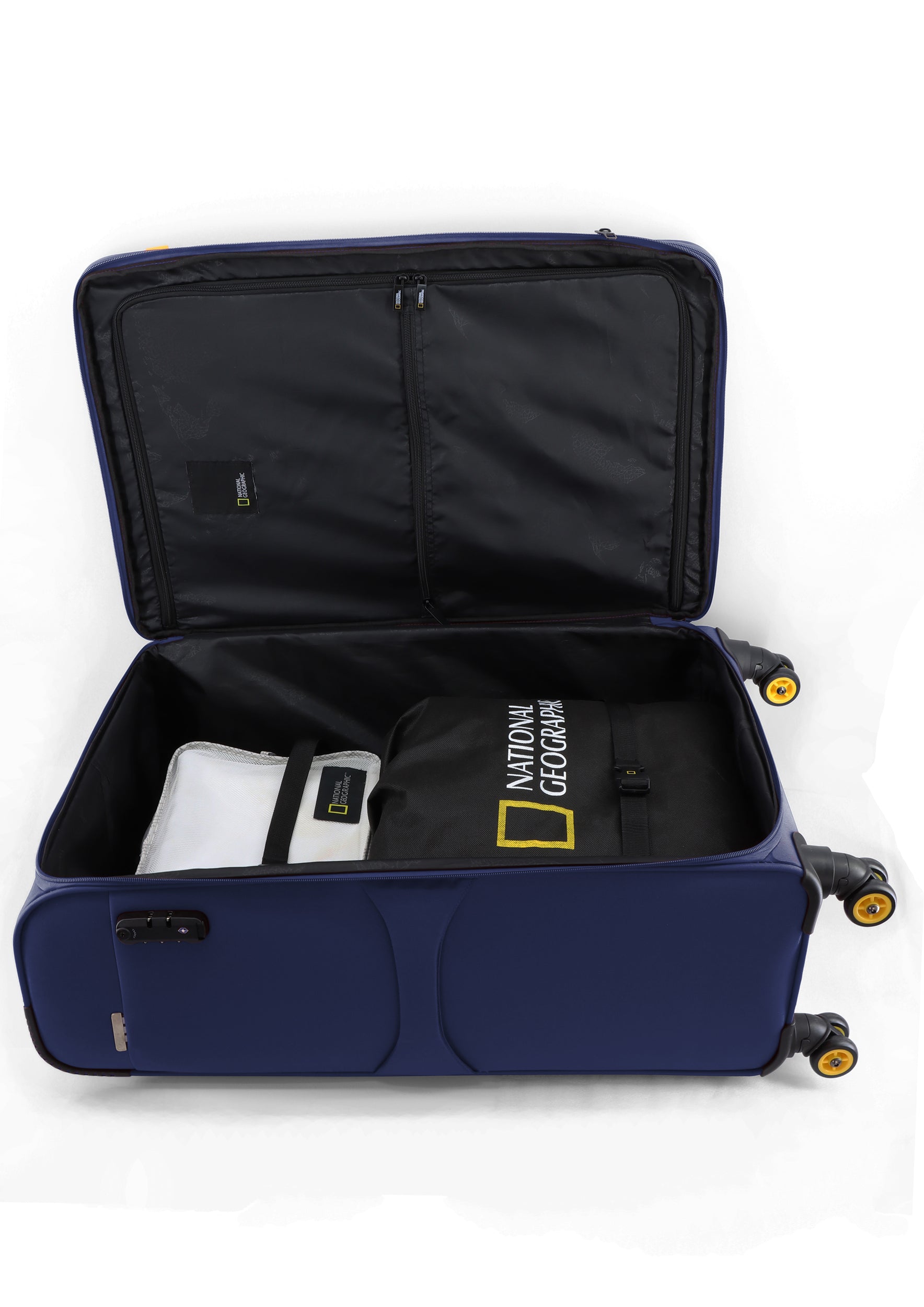 National Geographic Passage Soft Suitcase / Trolley / Travel Suitcase - 71 cm (Large) Blue