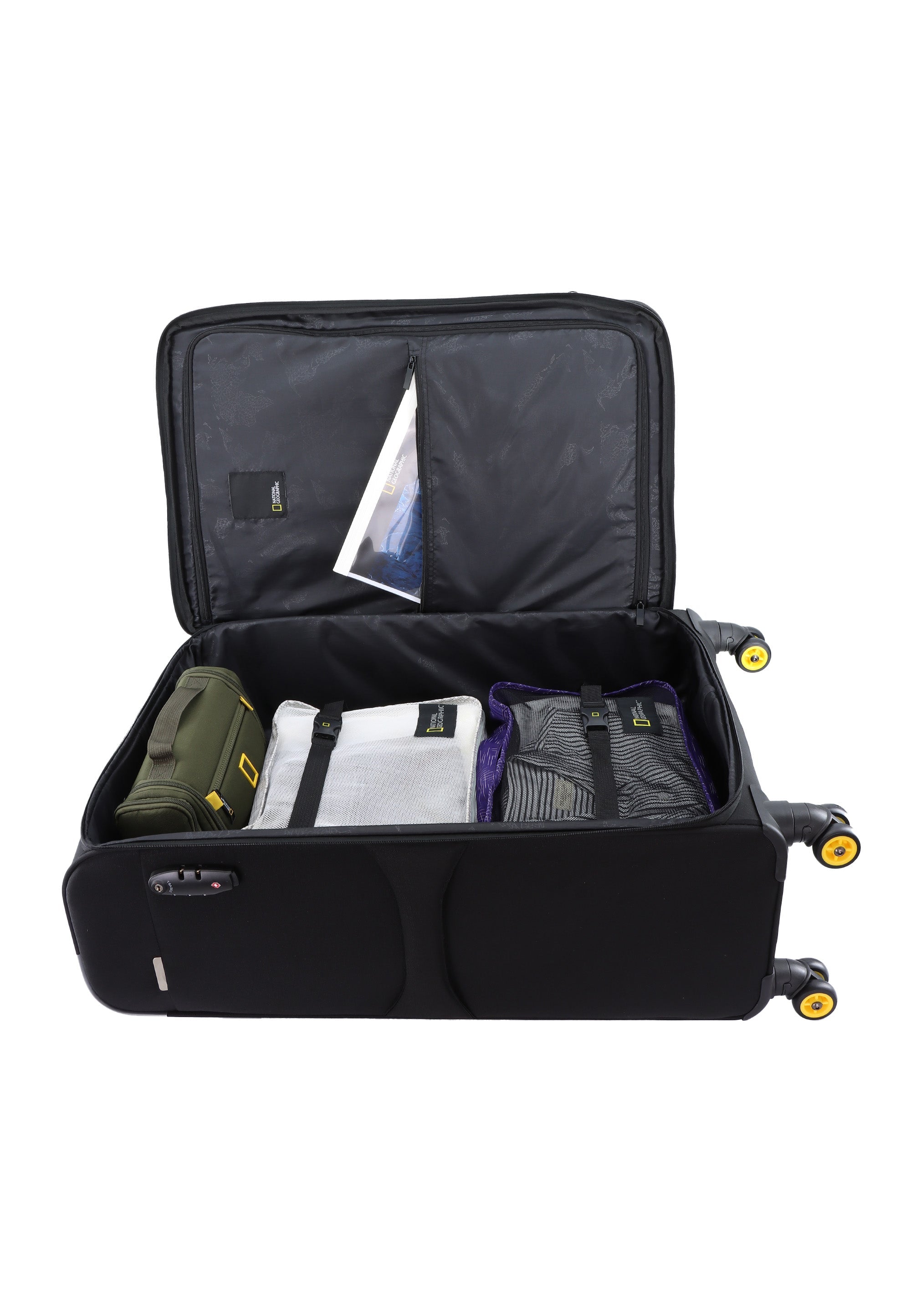 National Geographic Passage Soft Suitcase / Trolley / Travel Suitcase - 71 cm (Large) Black