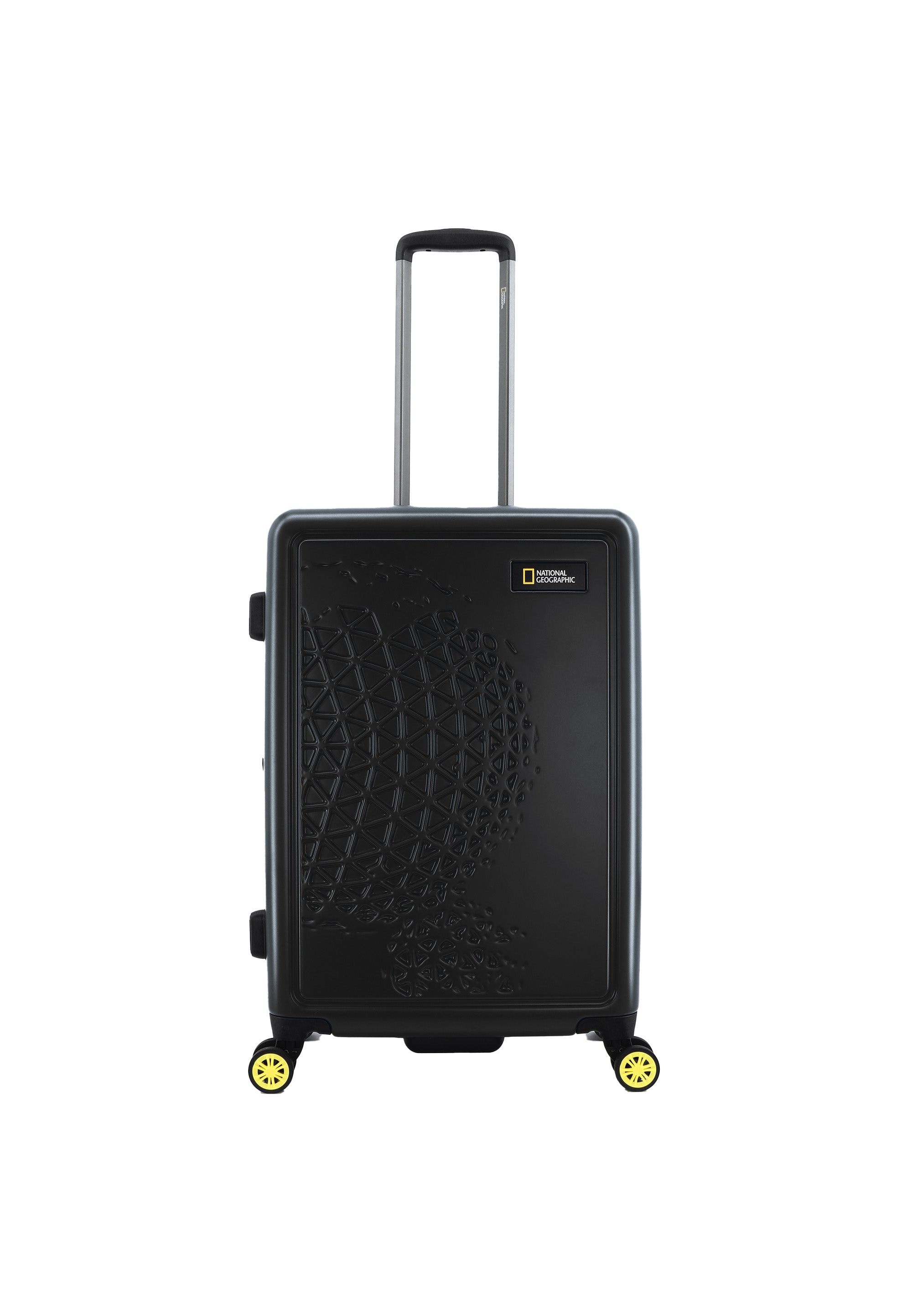 National Geographic Globe Hard Suitcase / Trolley / Travel Suitcase Black
