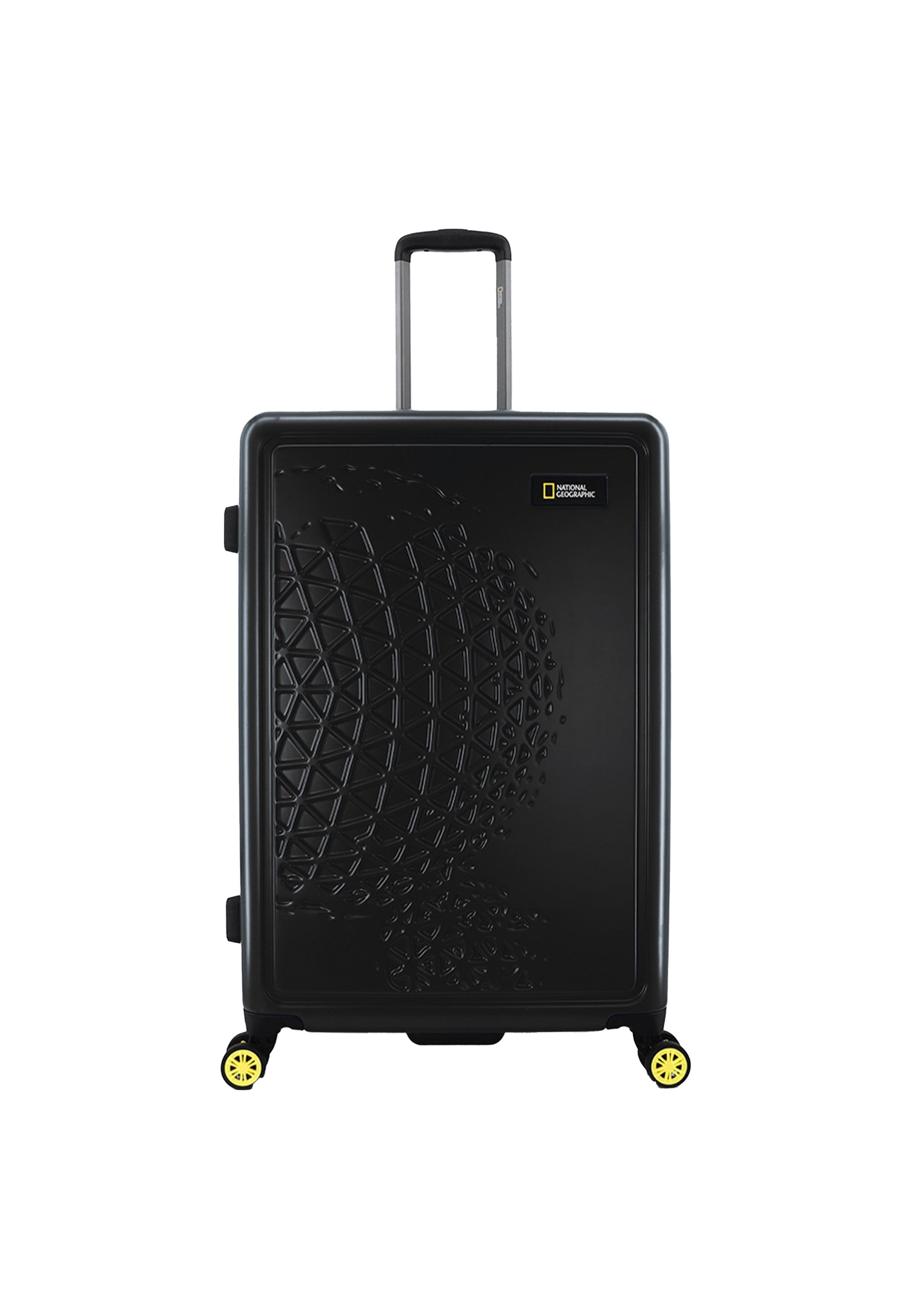 National Geographic Globe Hard Suitcase / Trolley / Travel Suitcase Black