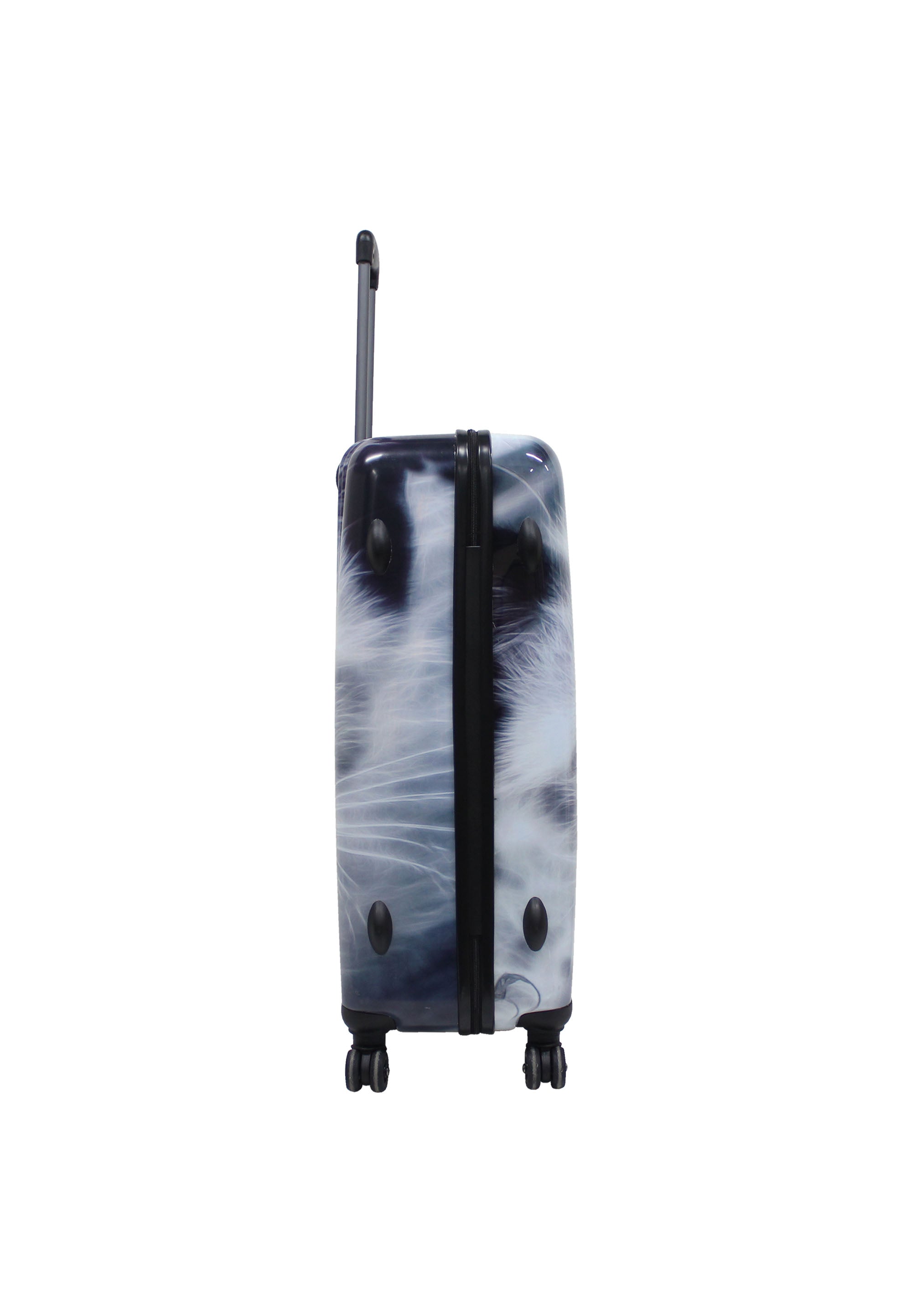 Saxoline white Cat Hard Suitcase / Trolley / Luggage - 78 cm - (Large)